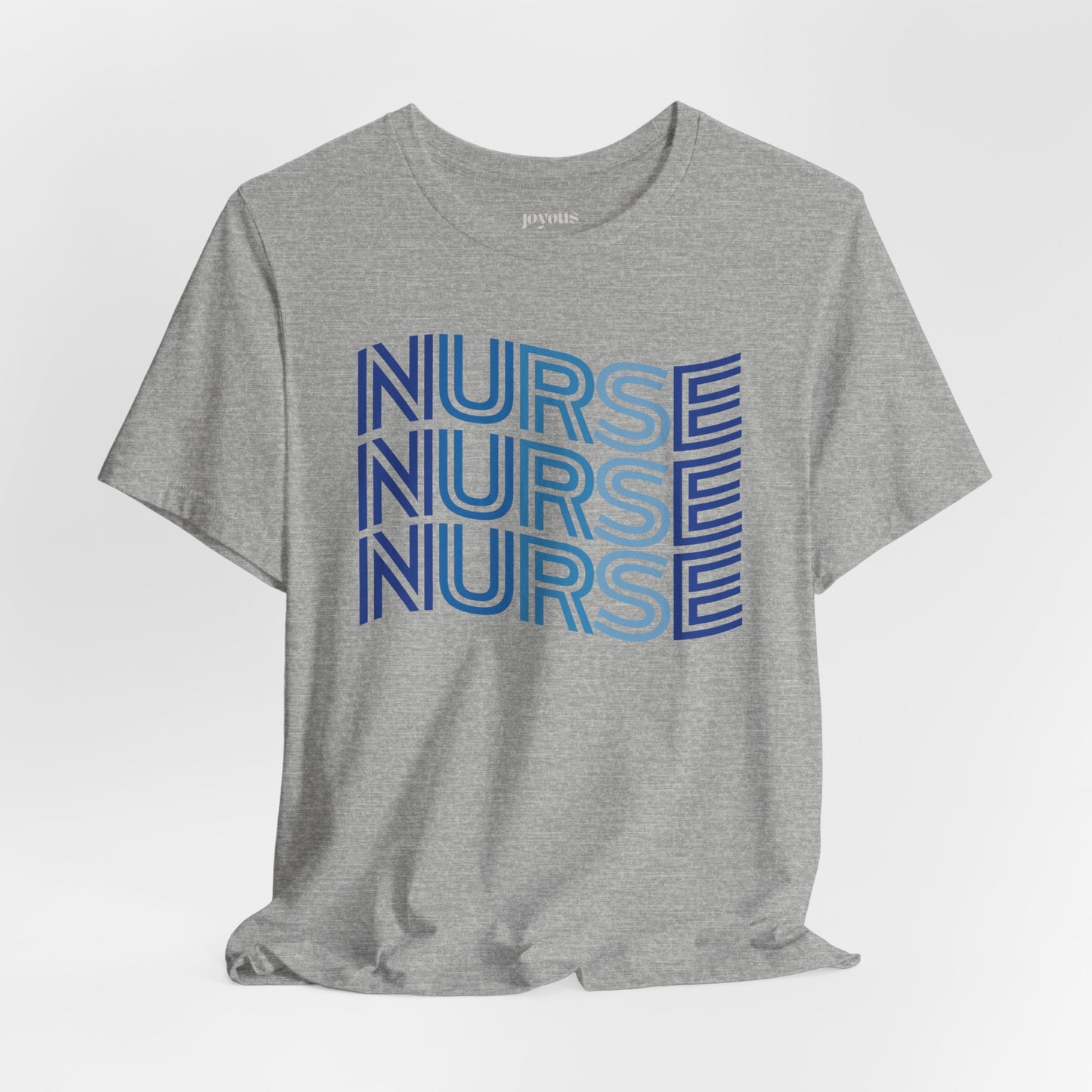 Wavy Nurse Shirt - Registered Nurse Soft Cotton Tee