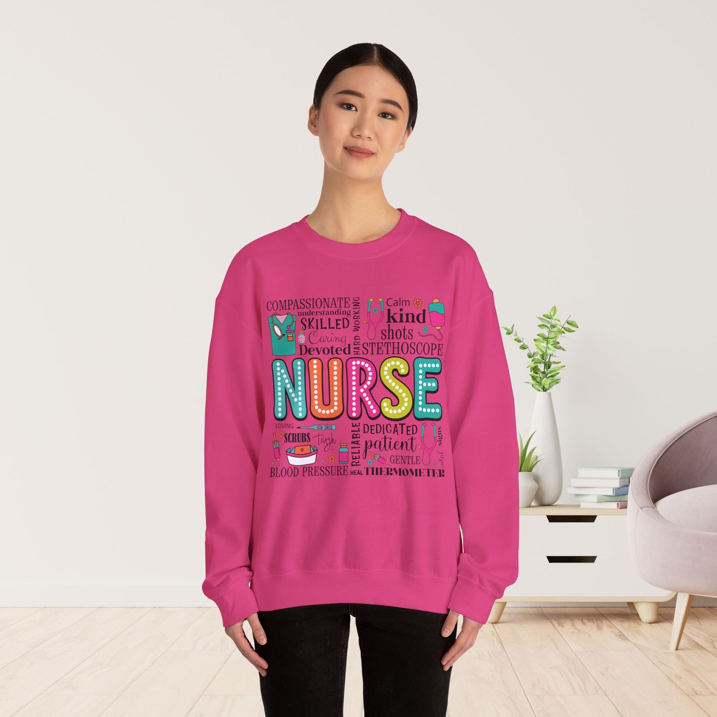 Trendy Nurse Sweatshirt for Registered Nurse