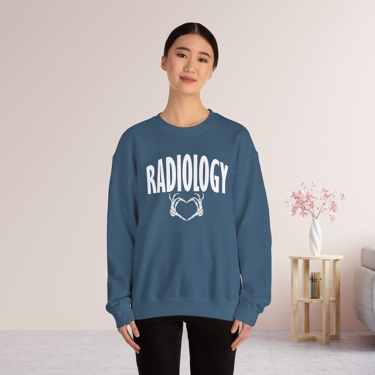 Skeleton Hand Radiology Sweatshirt for RAD Tech