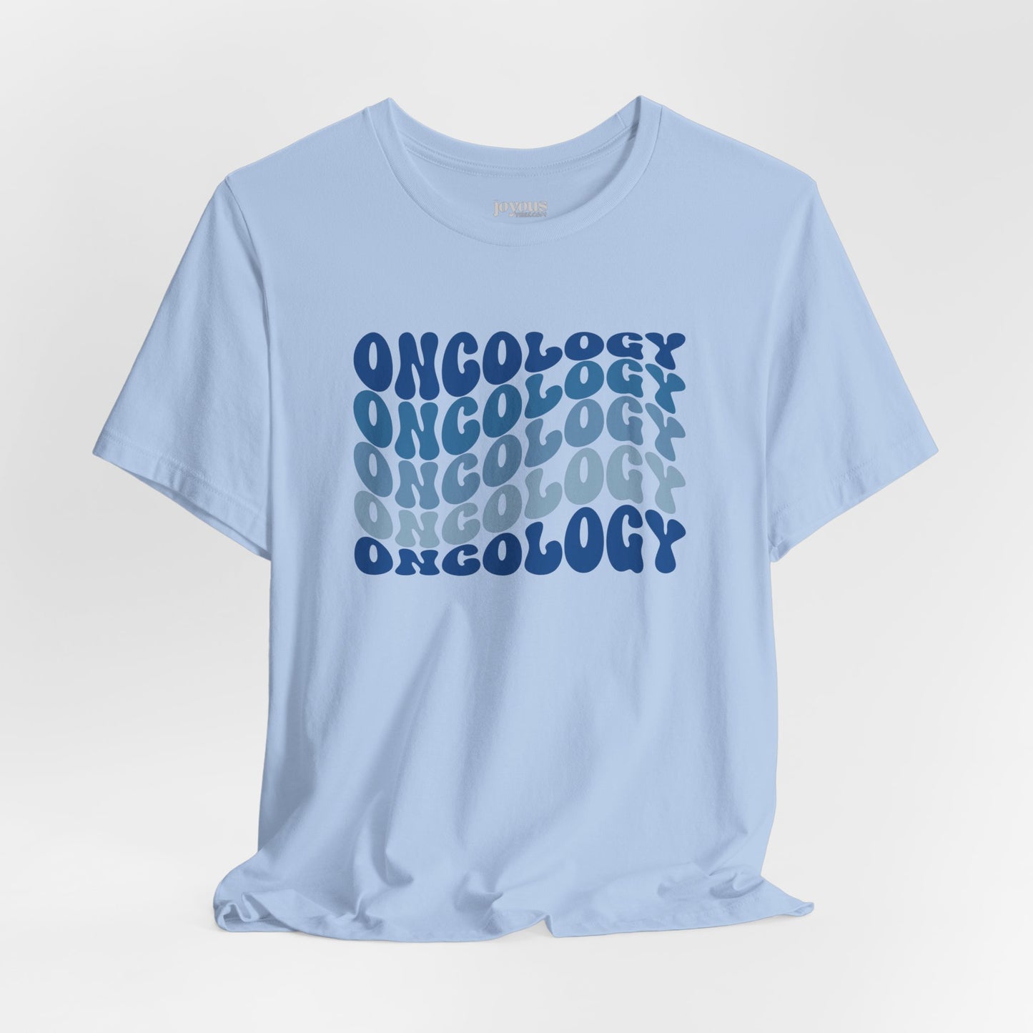 Blue Groovy Oncology Soft Cotton Tee