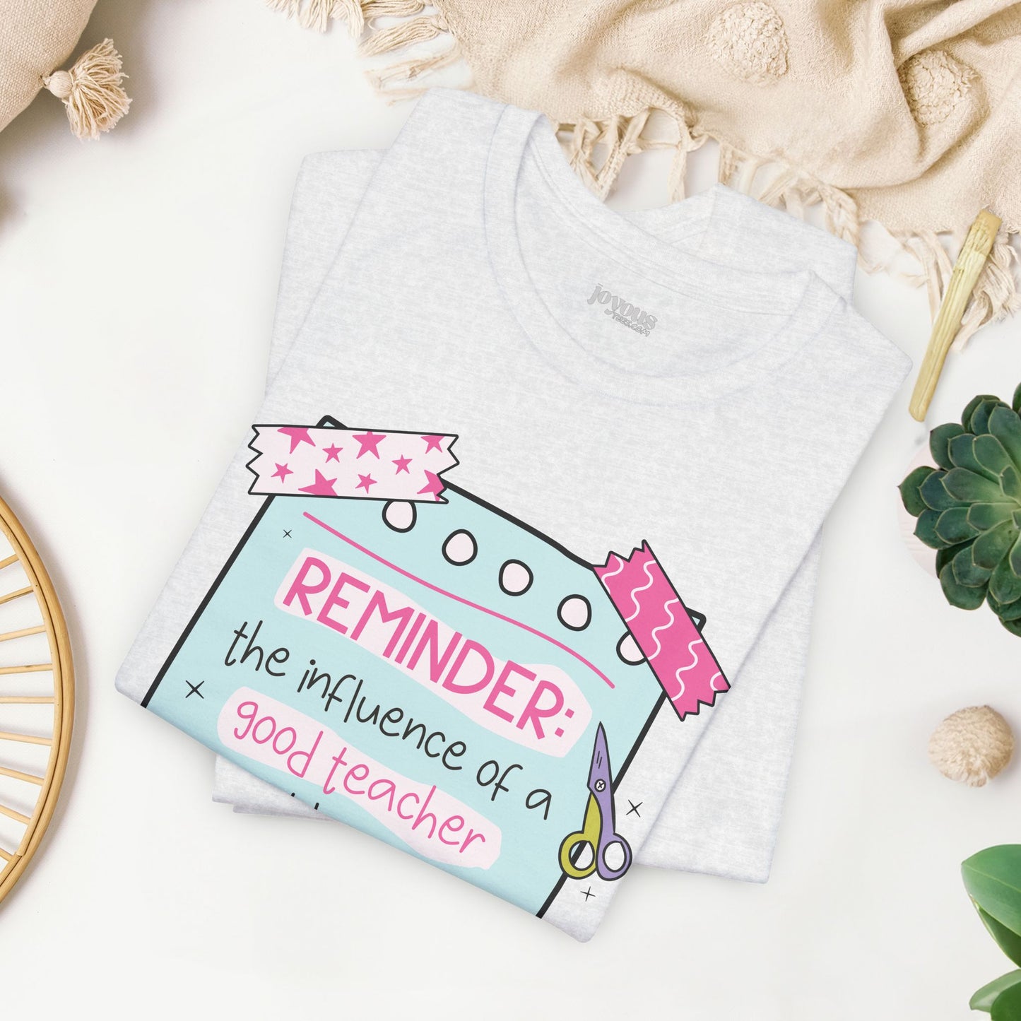 Trendy Motivational Teacher Soft Cotton Tee