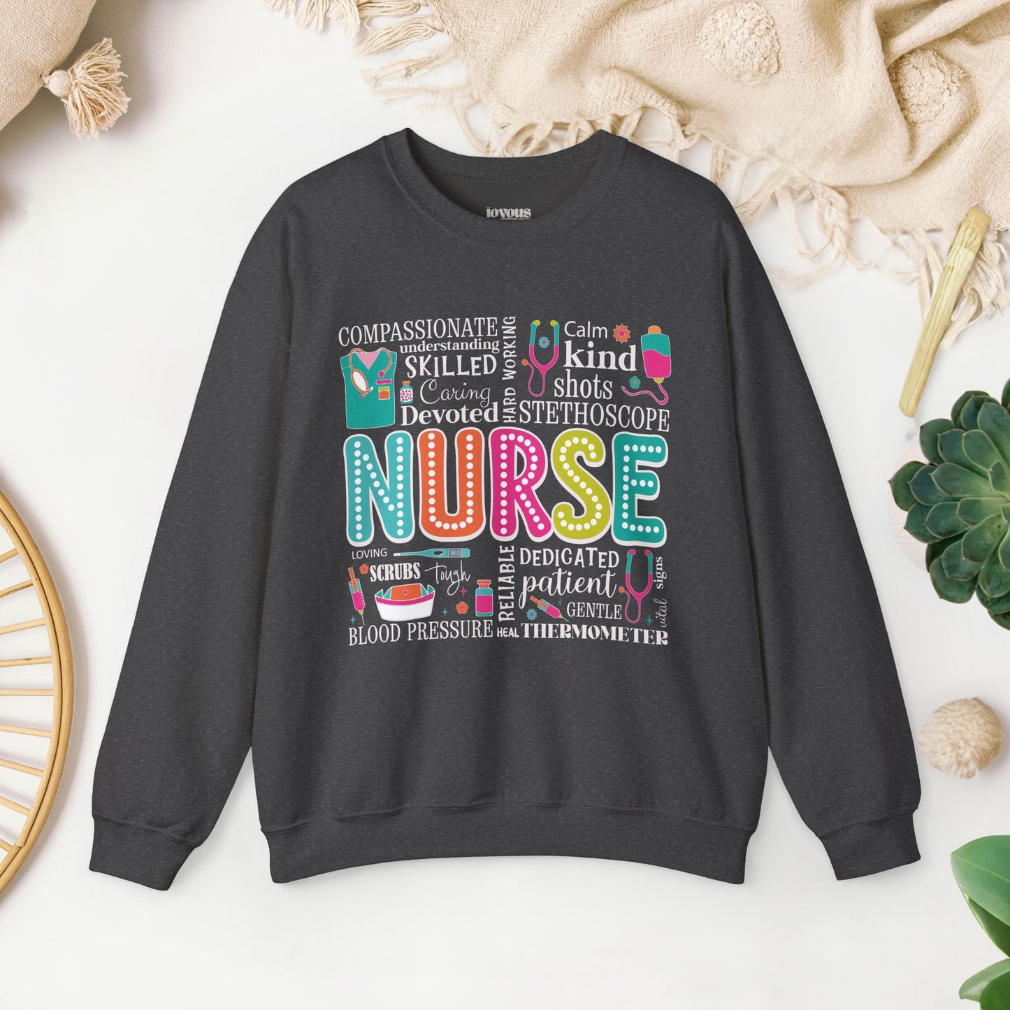 Trendy Nurse Sweatshirt for Registered Nurse