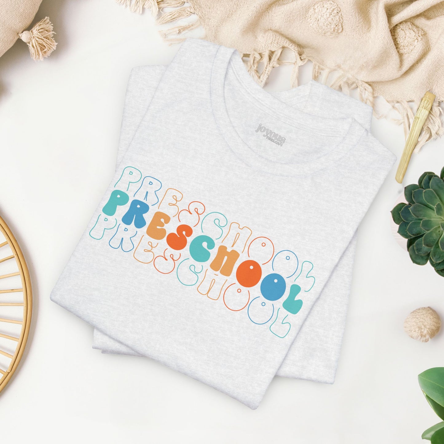 Trendy Preschool Teacher Soft Cotton Tee