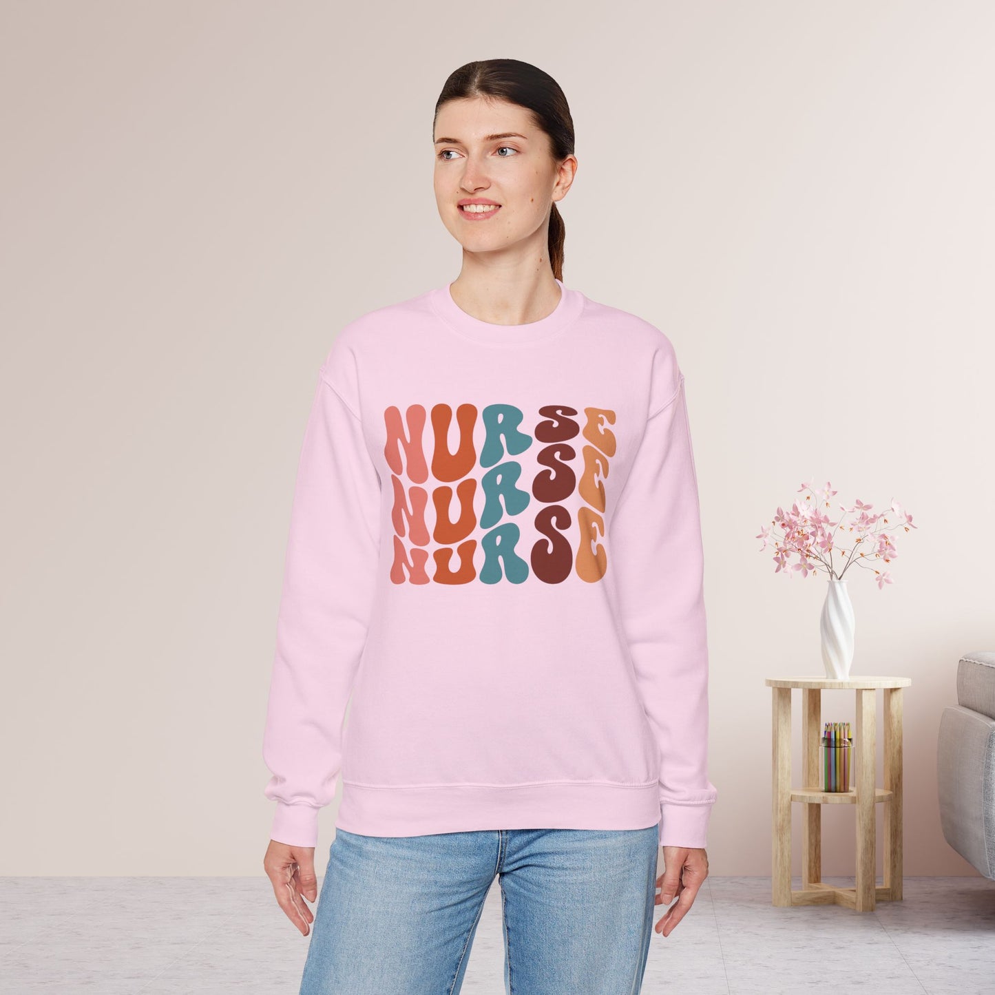 Groovy Unisex Nurse Sweatshirt