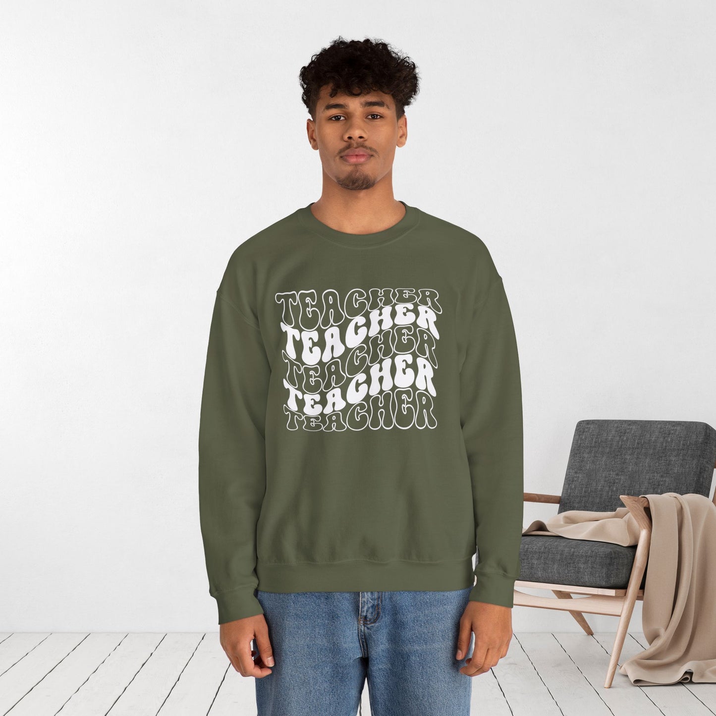 Groovy Unisex Teacher Sweatshirt