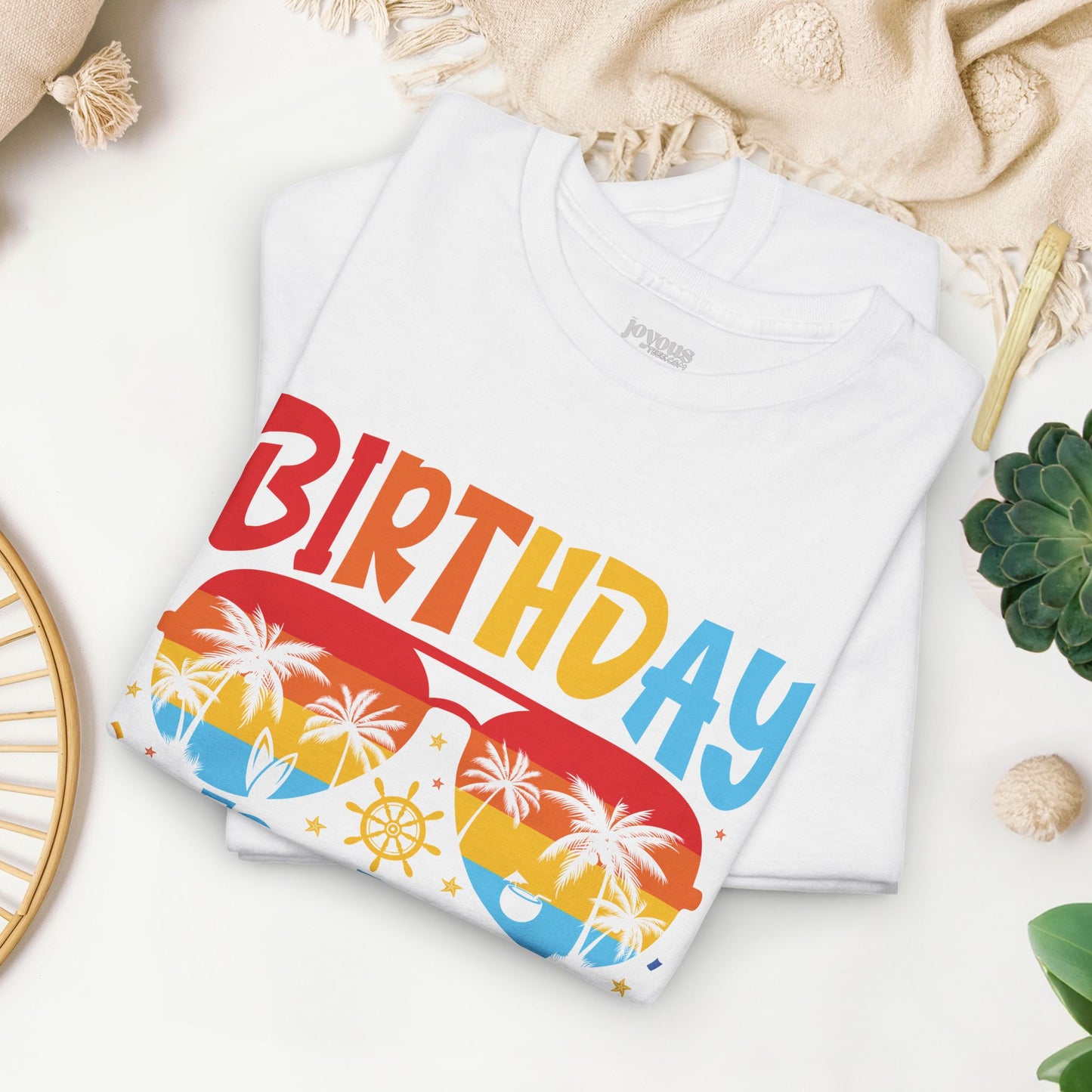 Birthday Cruise Squad Shirt - Family Cruise Vacation Heavy Cotton Tee