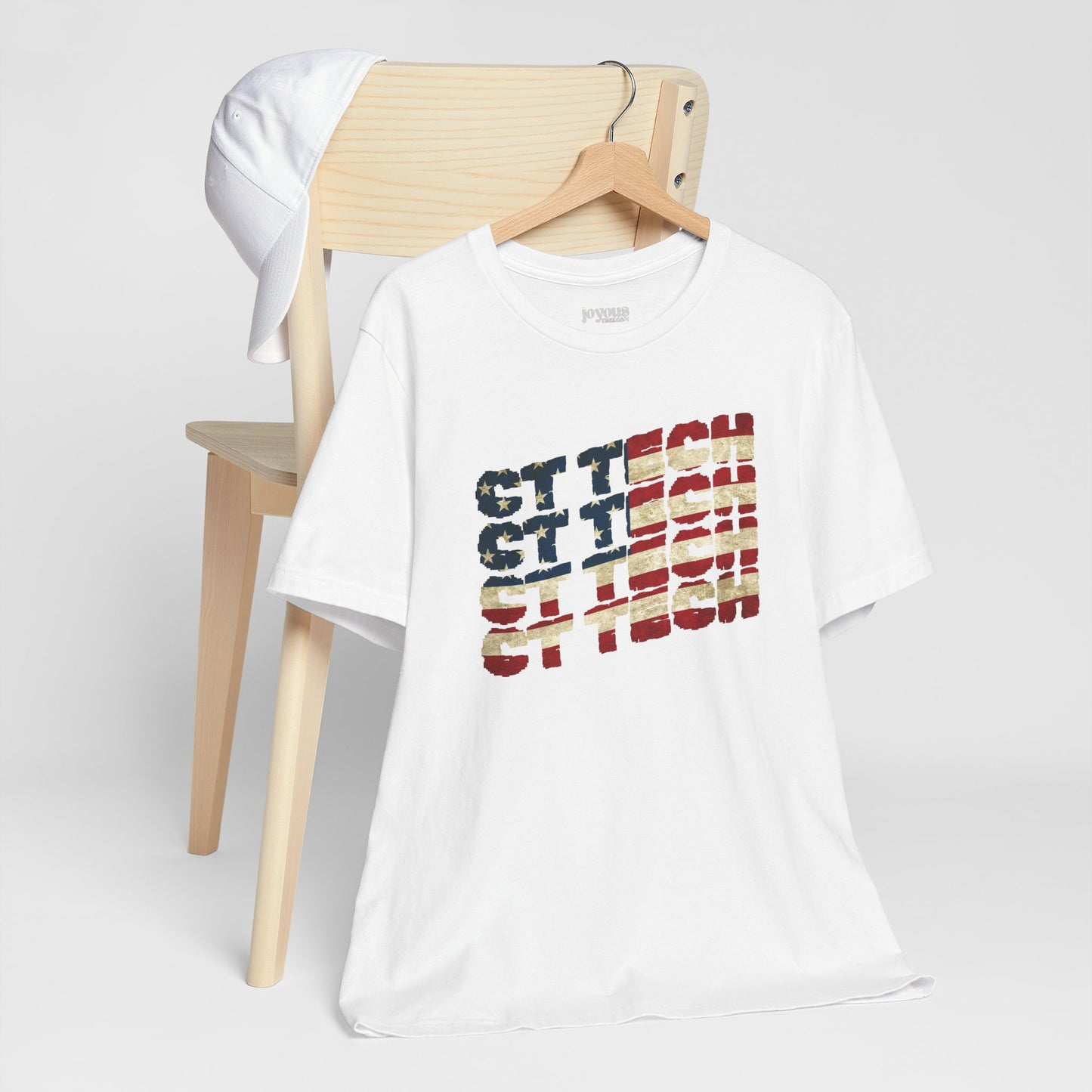 USA Flag CT Tech Shirt -  4th of July CT Technologist Soft Cotton Tee