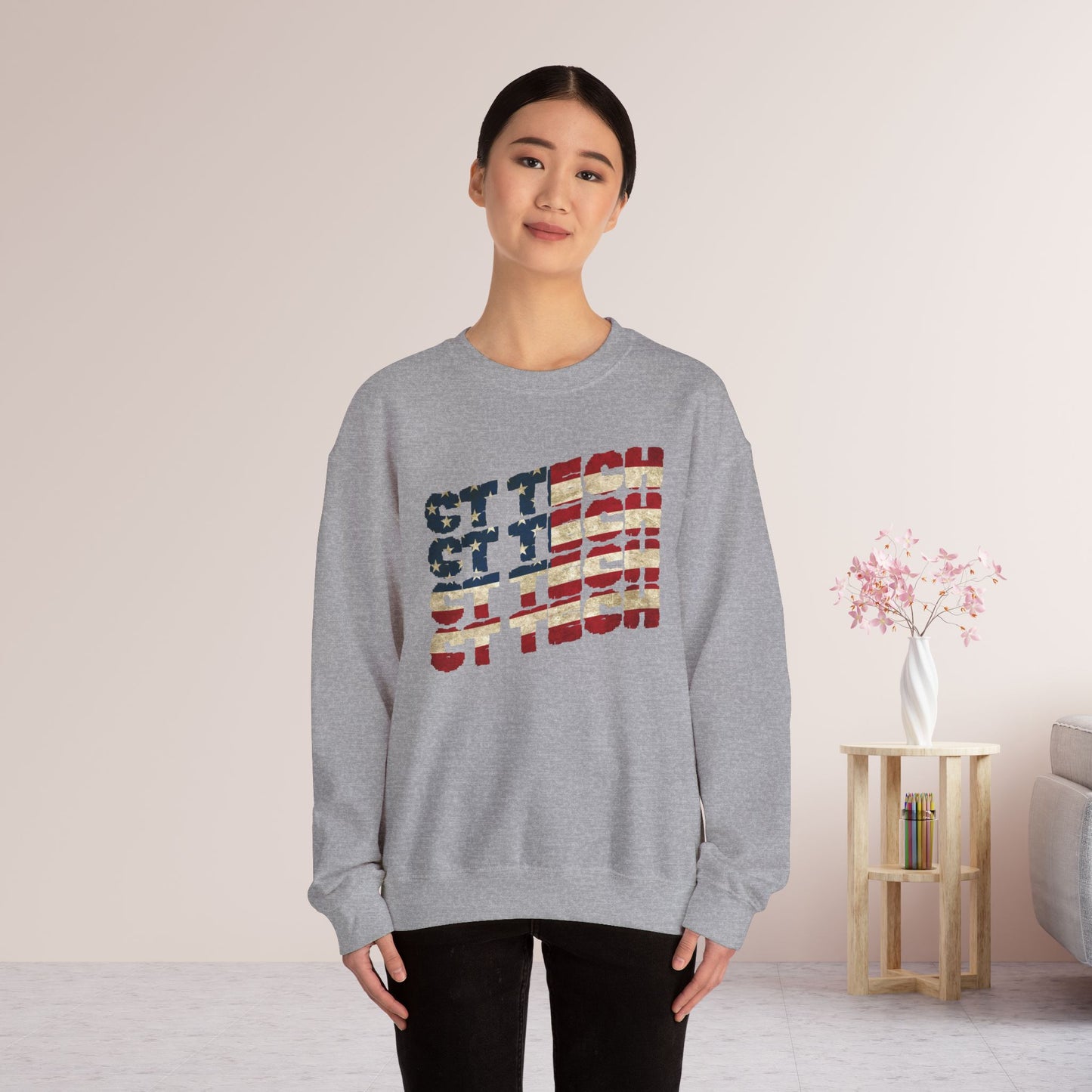 USA Flag CT Tech Sweatshirt -  4th of July CT Technologist Sweater