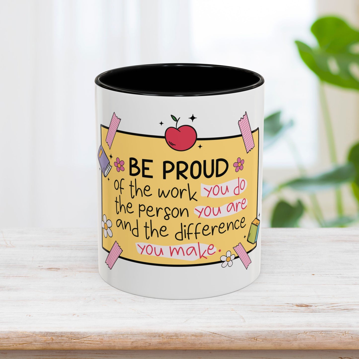 Trendy Motivational Teacher Mug