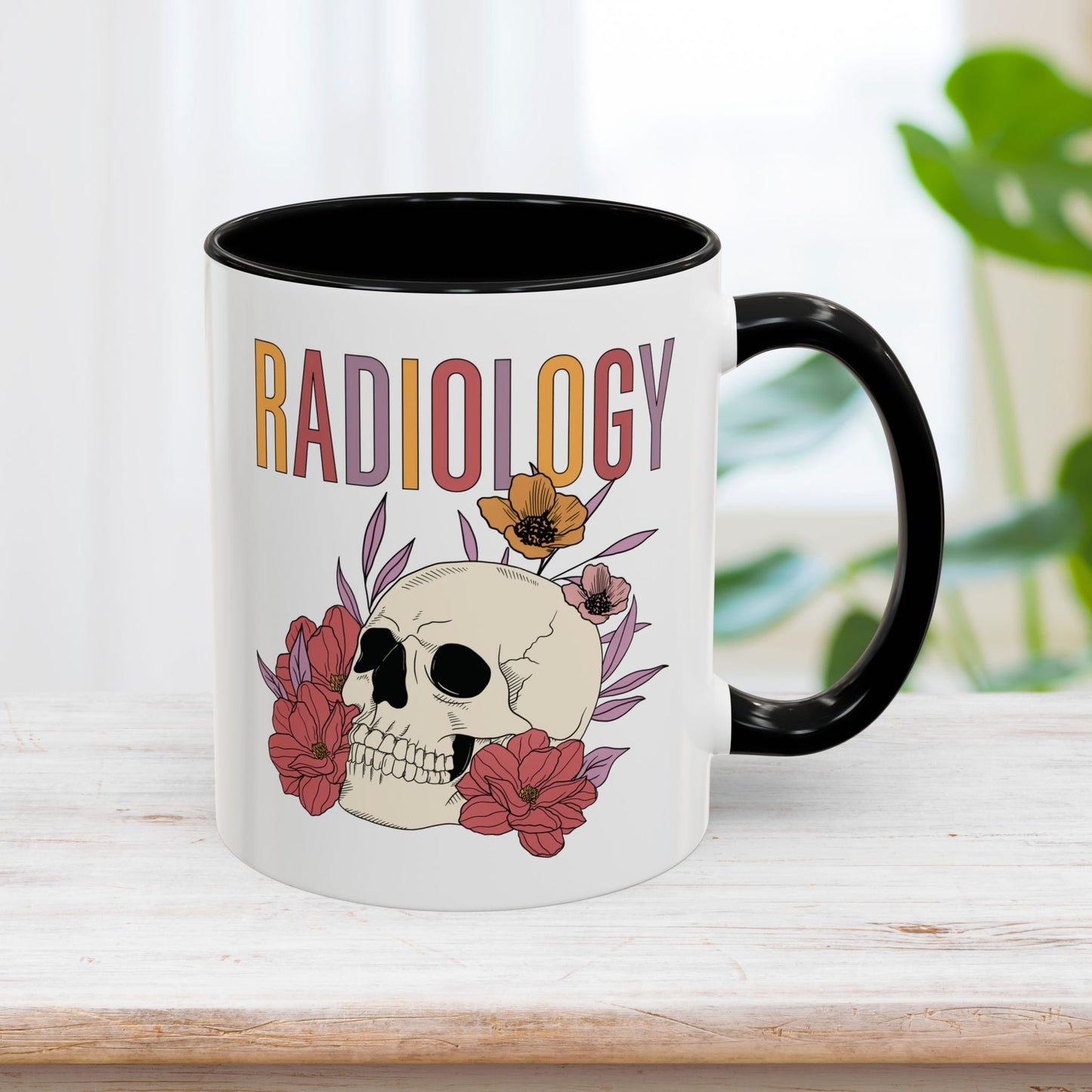 Floral Radiology Mug - RAD Tech Gift