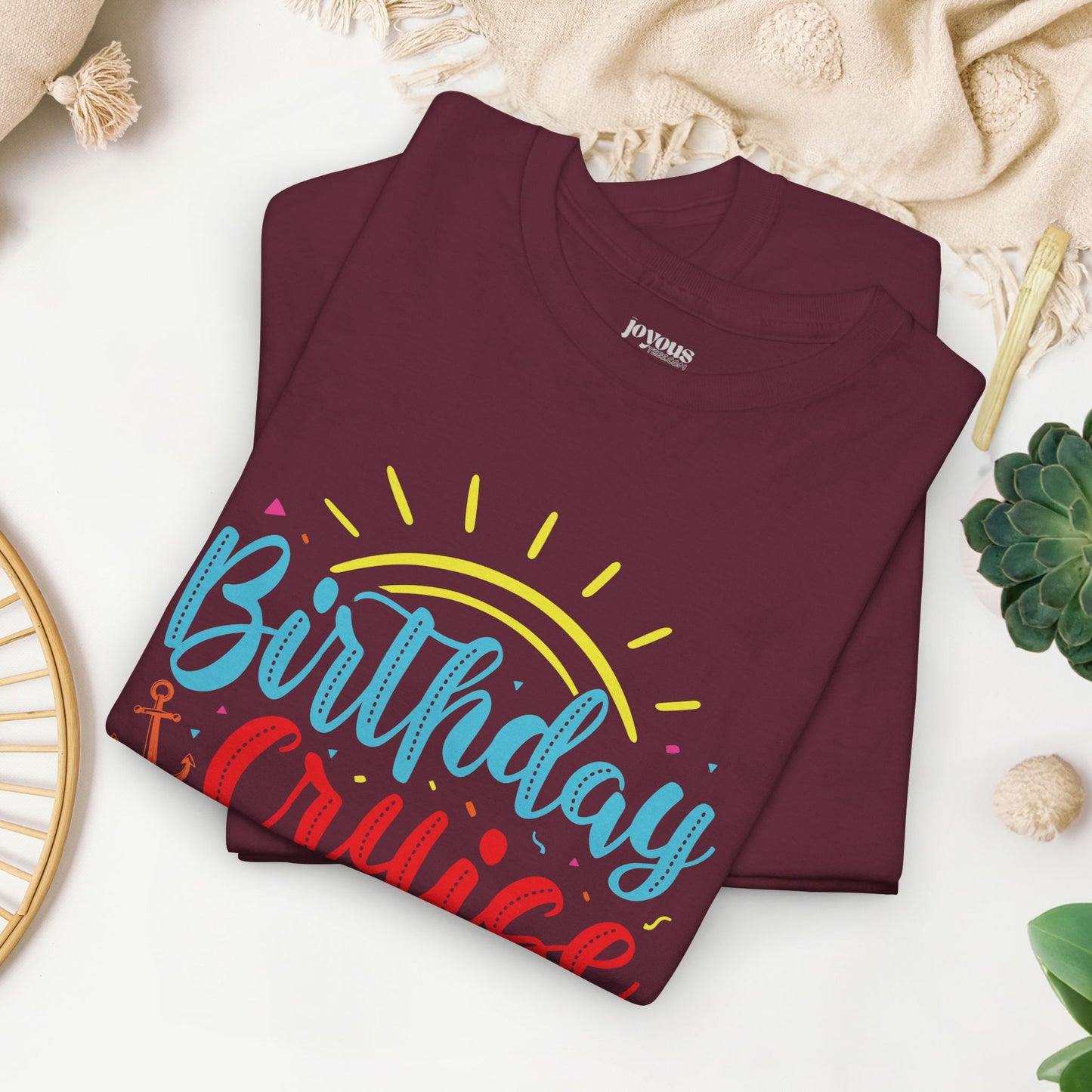 Birthday Cruise Squad Shirt - Family Cruise Vacation Heavy Cotton Tee