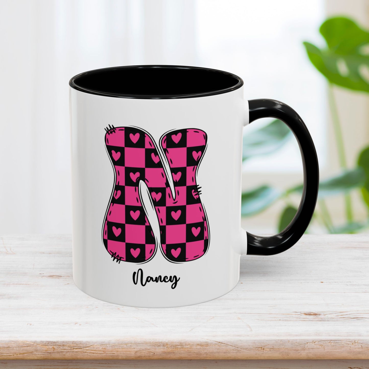 Custom Name Initial Letter Mug - Personalized Gifts A-Z