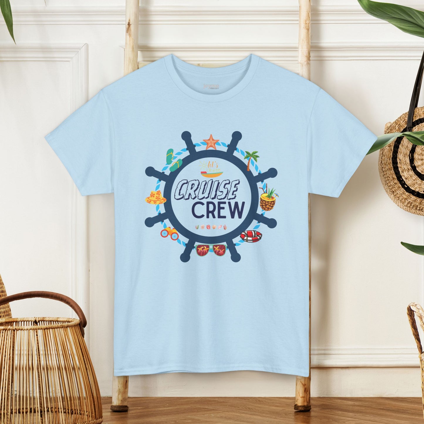 Matching Cruise Crew Shirt - Family Cruise Heavy Cotton Tee