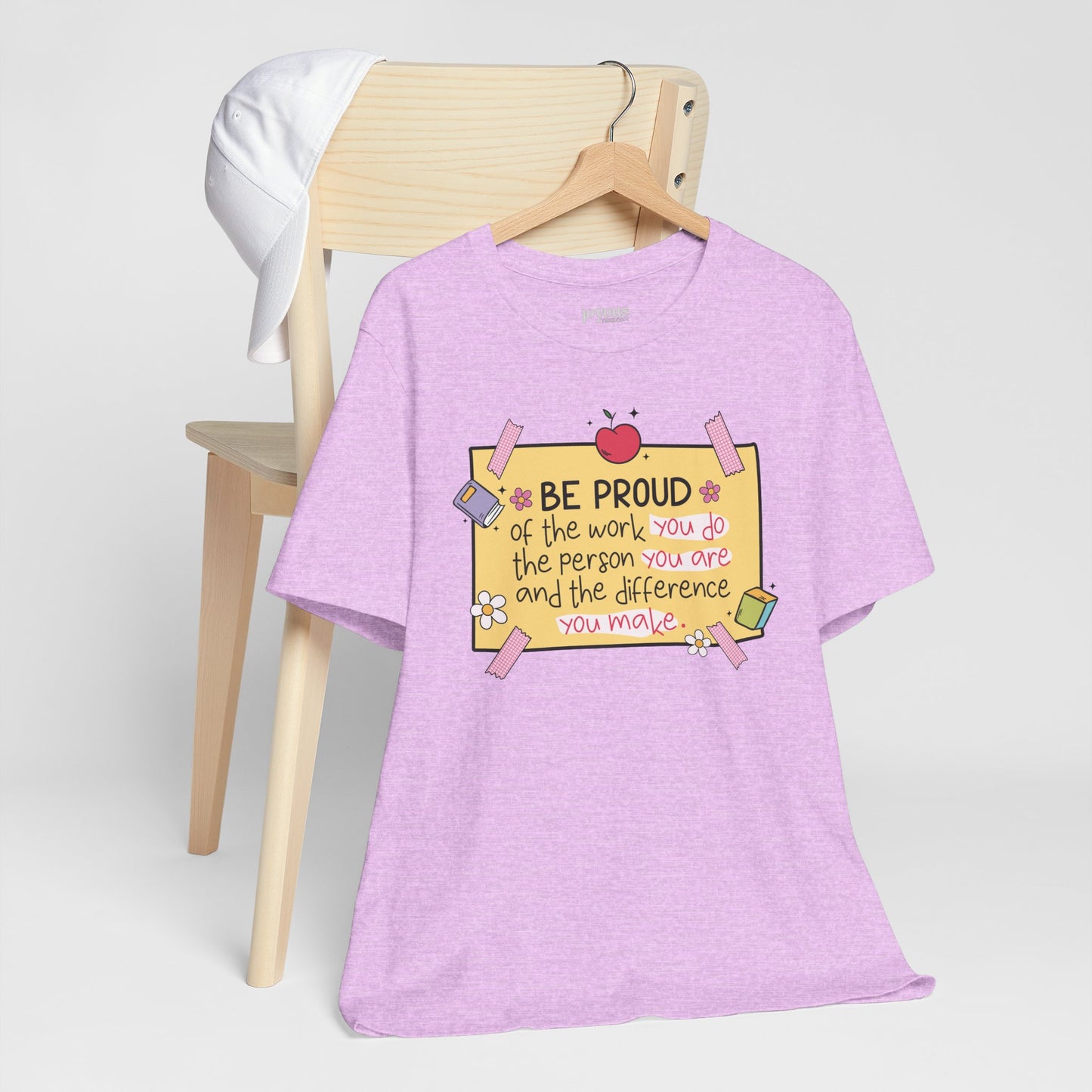 Trendy Motivational Teacher Soft Cotton Tee