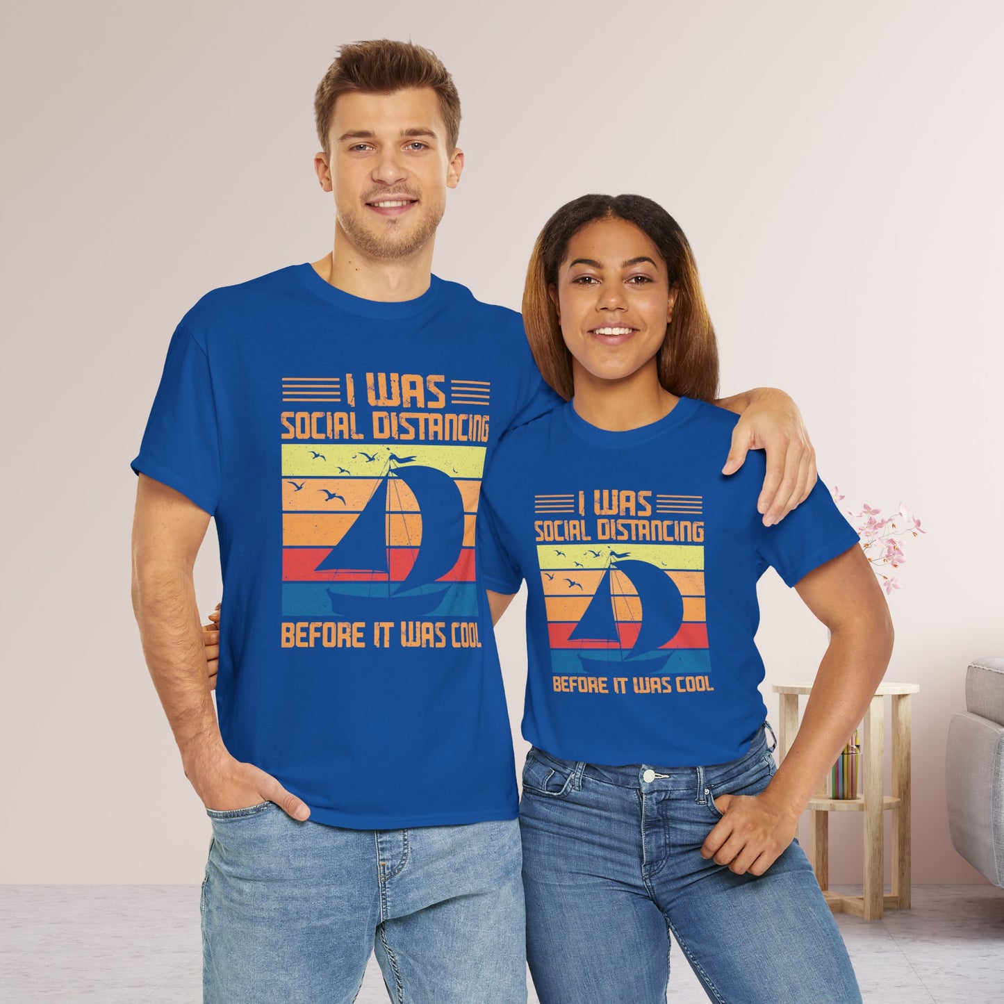 Funny Sailing T-Shirt - Unisex Sailing Heavy Cotton Tee