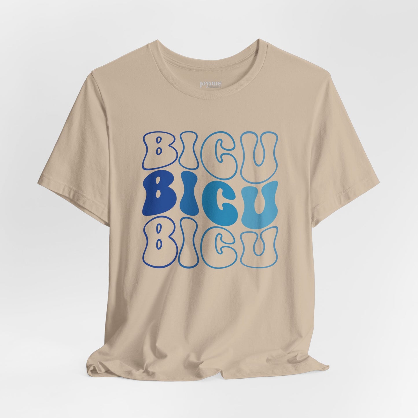 Groovy Blue BICU Shirt - Burn ICU Nurse Soft Cotton Tee