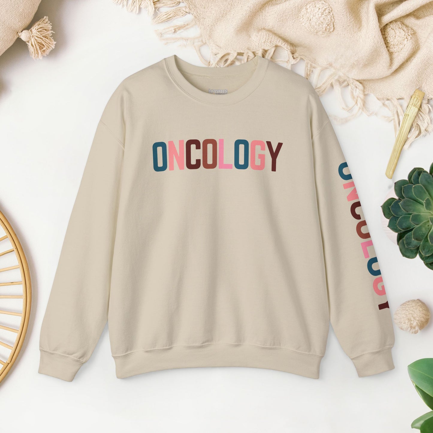 Unisex Colorful Oncology Sweatshirt