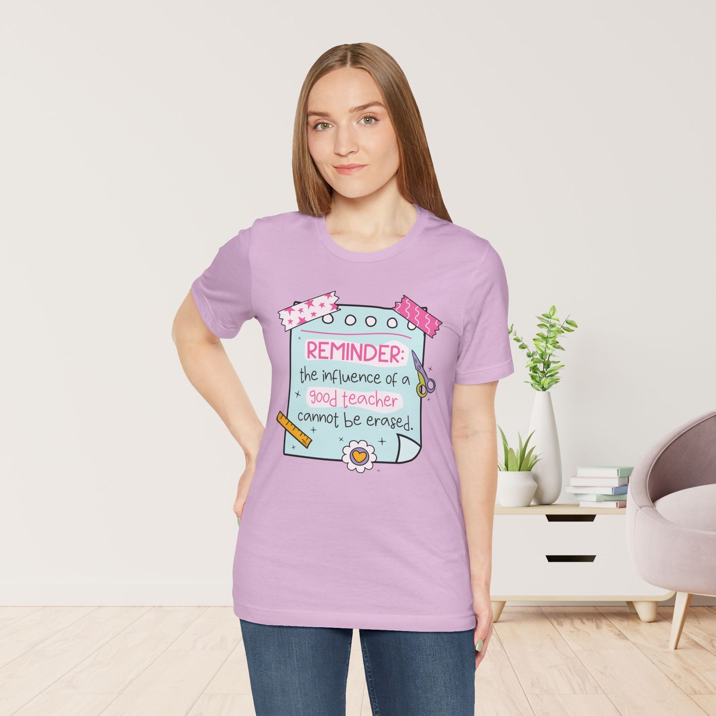 Trendy Motivational Teacher Soft Cotton Tee