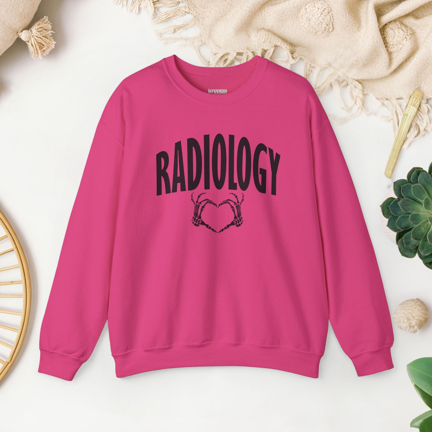 Skeleton Hand Radiology Sweatshirt for RAD Tech