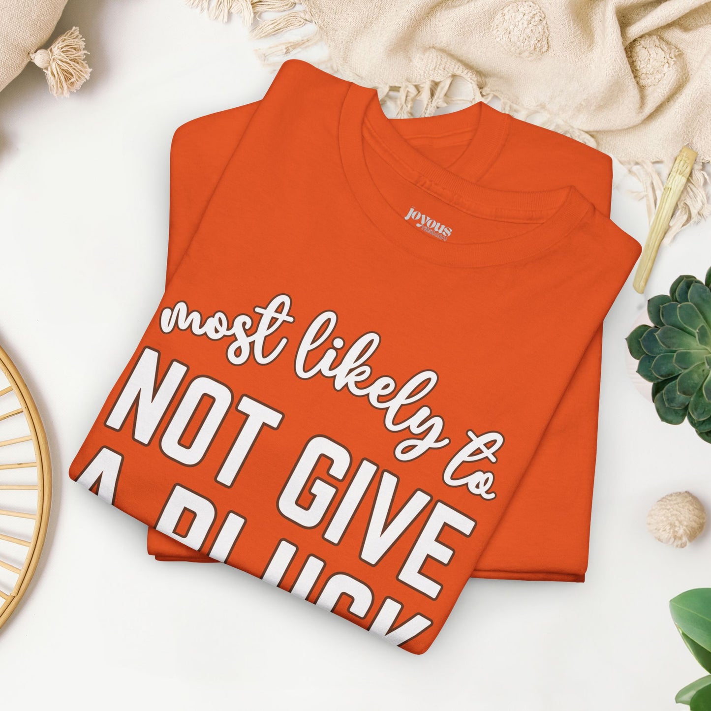 Funny Thanksgiving Shirt - Most Likely To Not Give a Pluck Heavy Cotton Tee