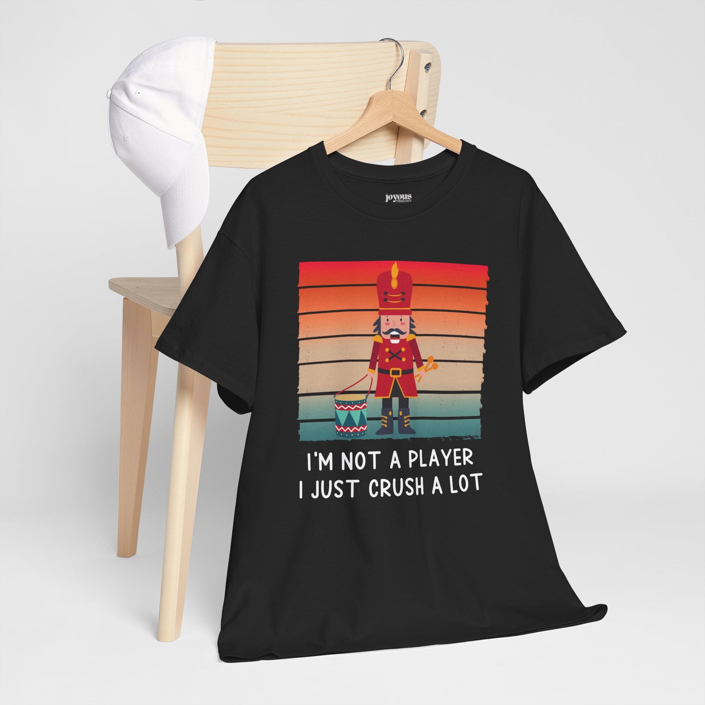 I'm Not A Player Funny Christmas Shirt - Matching Family Christmas Heavy Cotton Tee