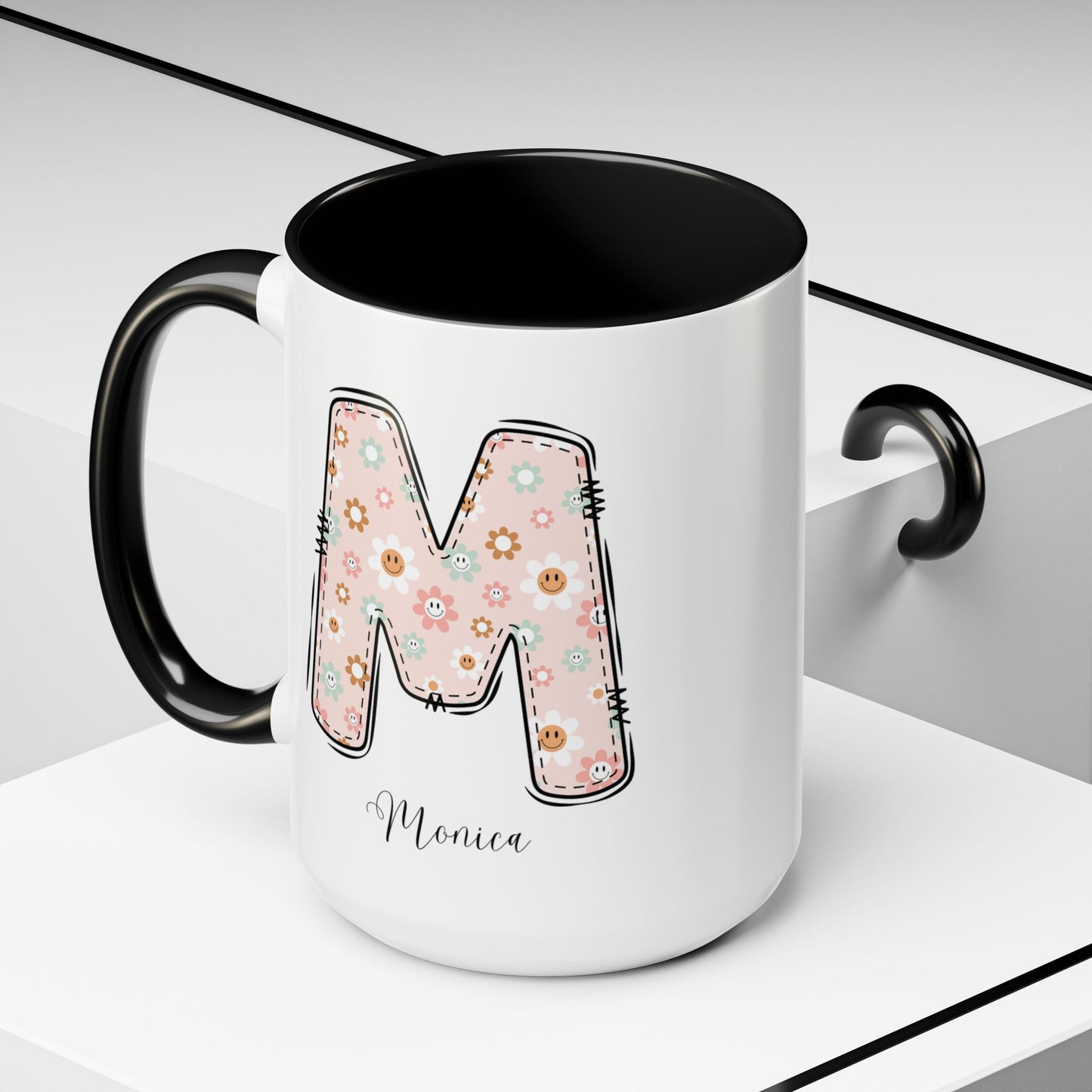 Custom Name Initial Letter Mug - Personalized Gifts A-Z