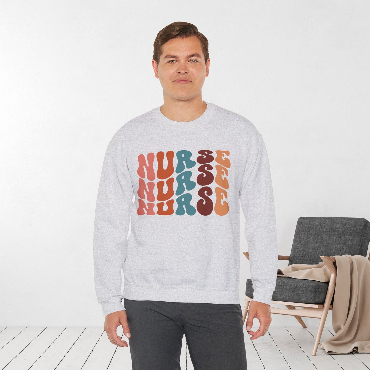 Groovy Unisex Nurse Sweatshirt