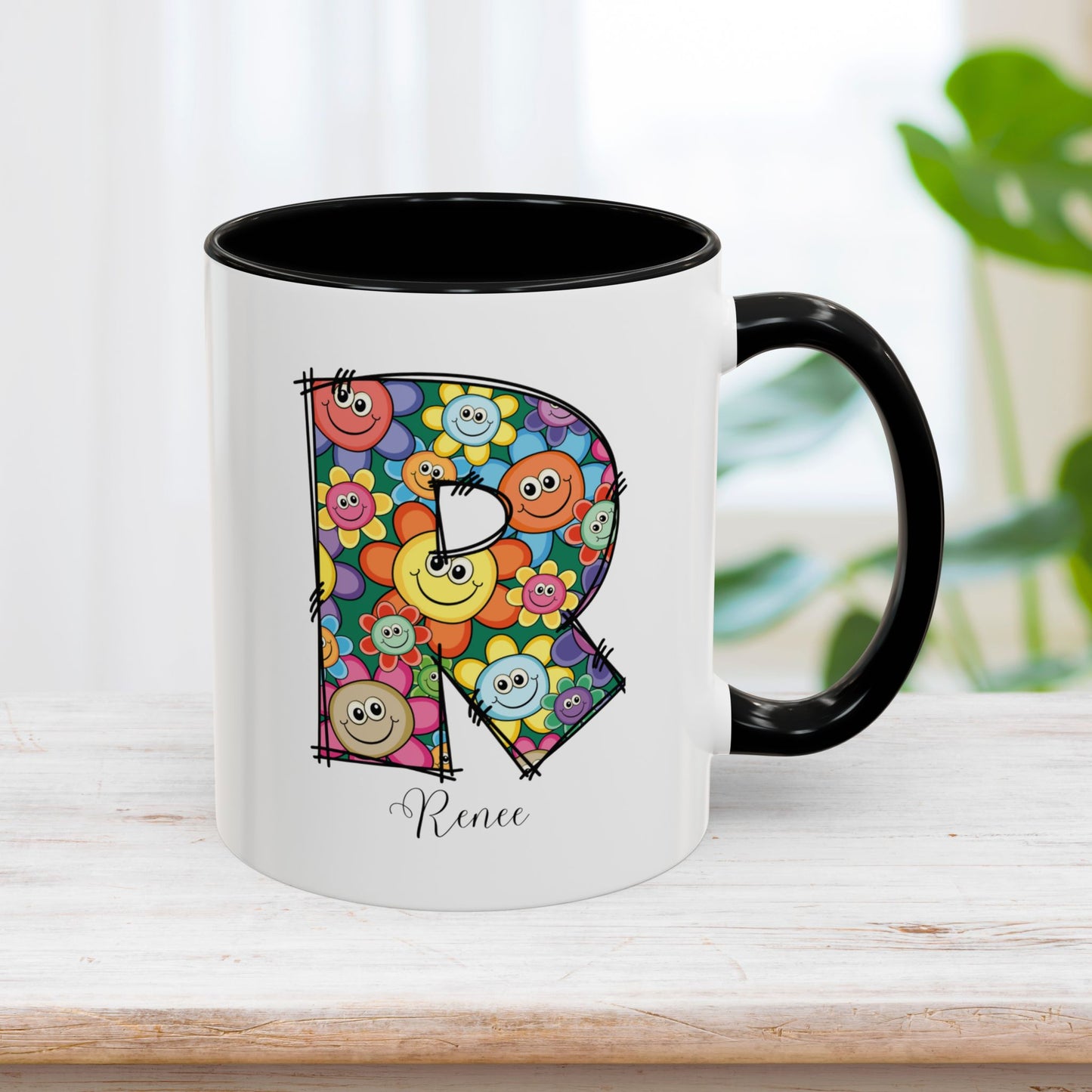 Custom Name Initial Letter Mug - Personalized Gifts A-Z