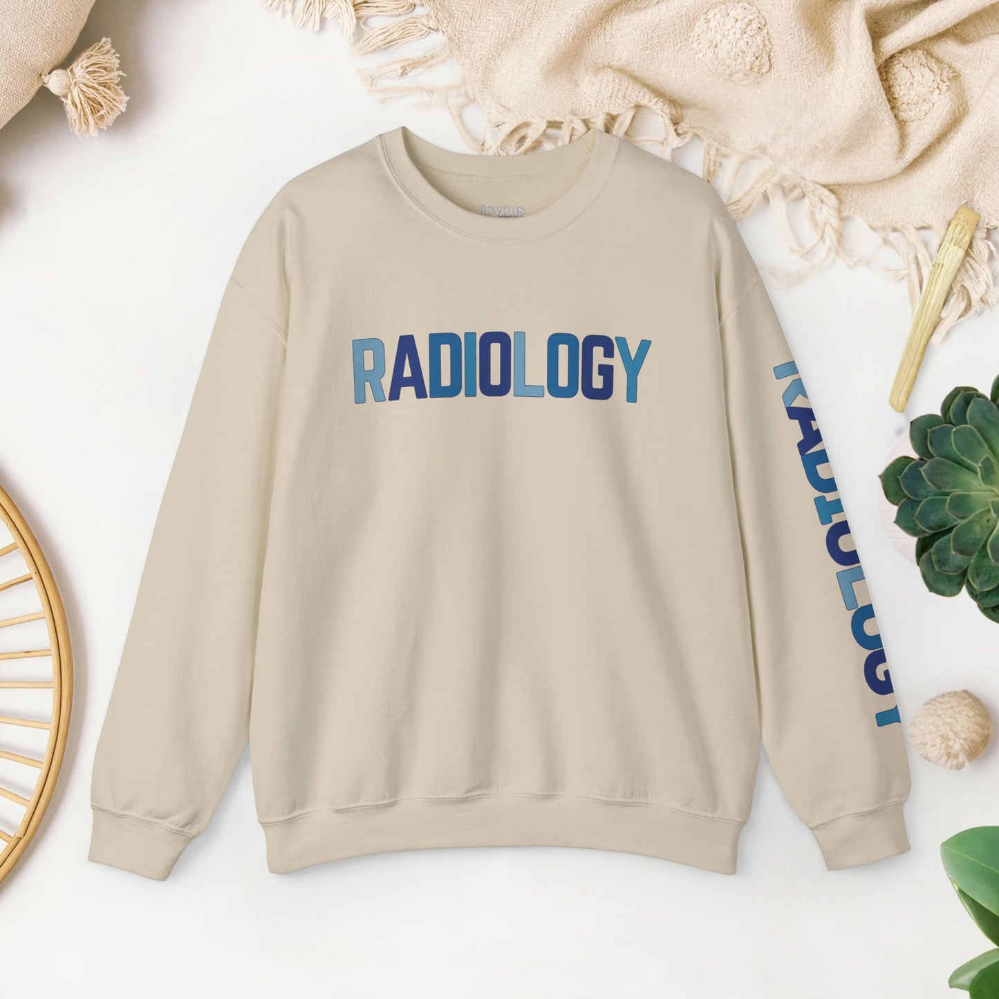 Trendy Blue Radiology Sweatshirt for RAD Technician