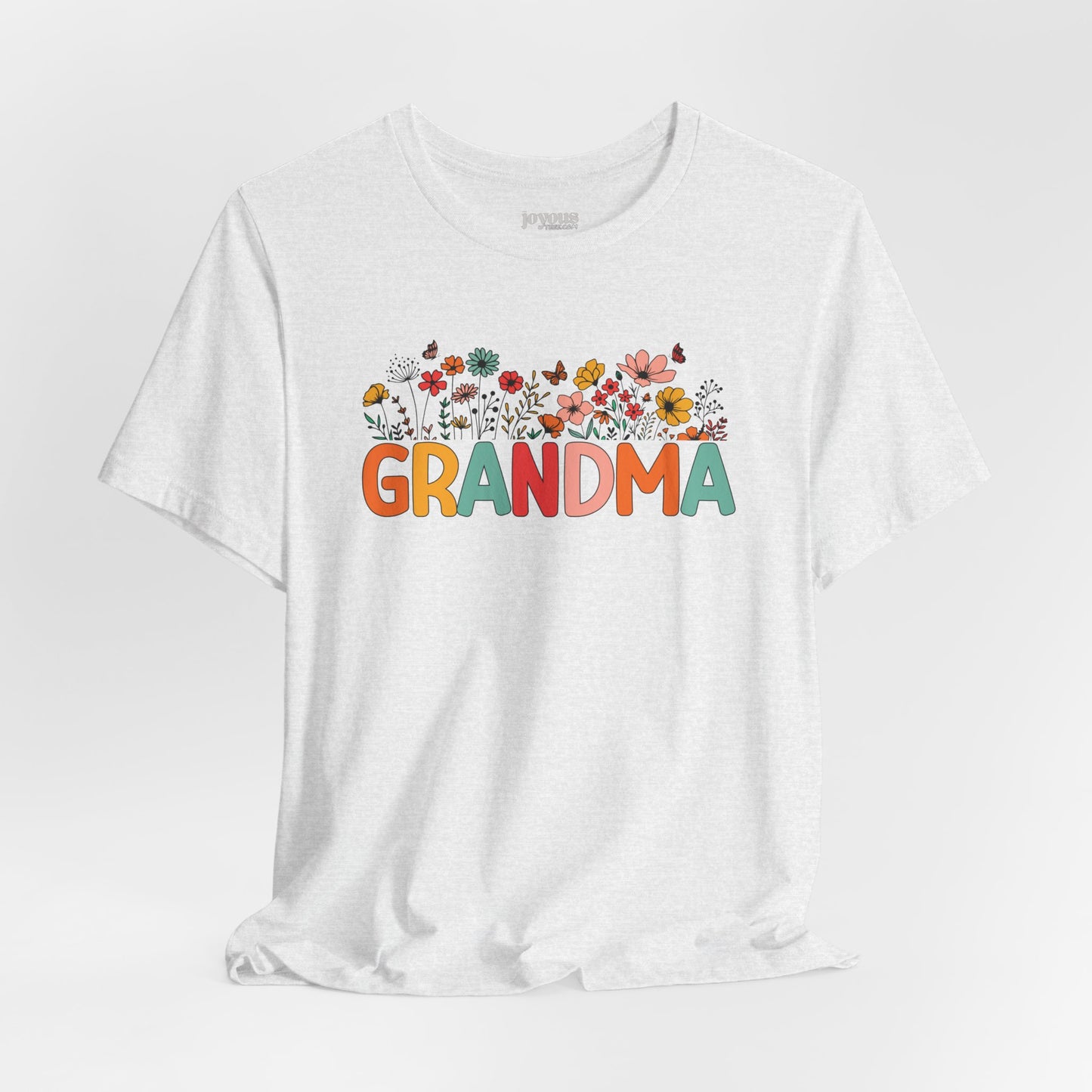 Spring Floral Grandma Soft Cotton Tee