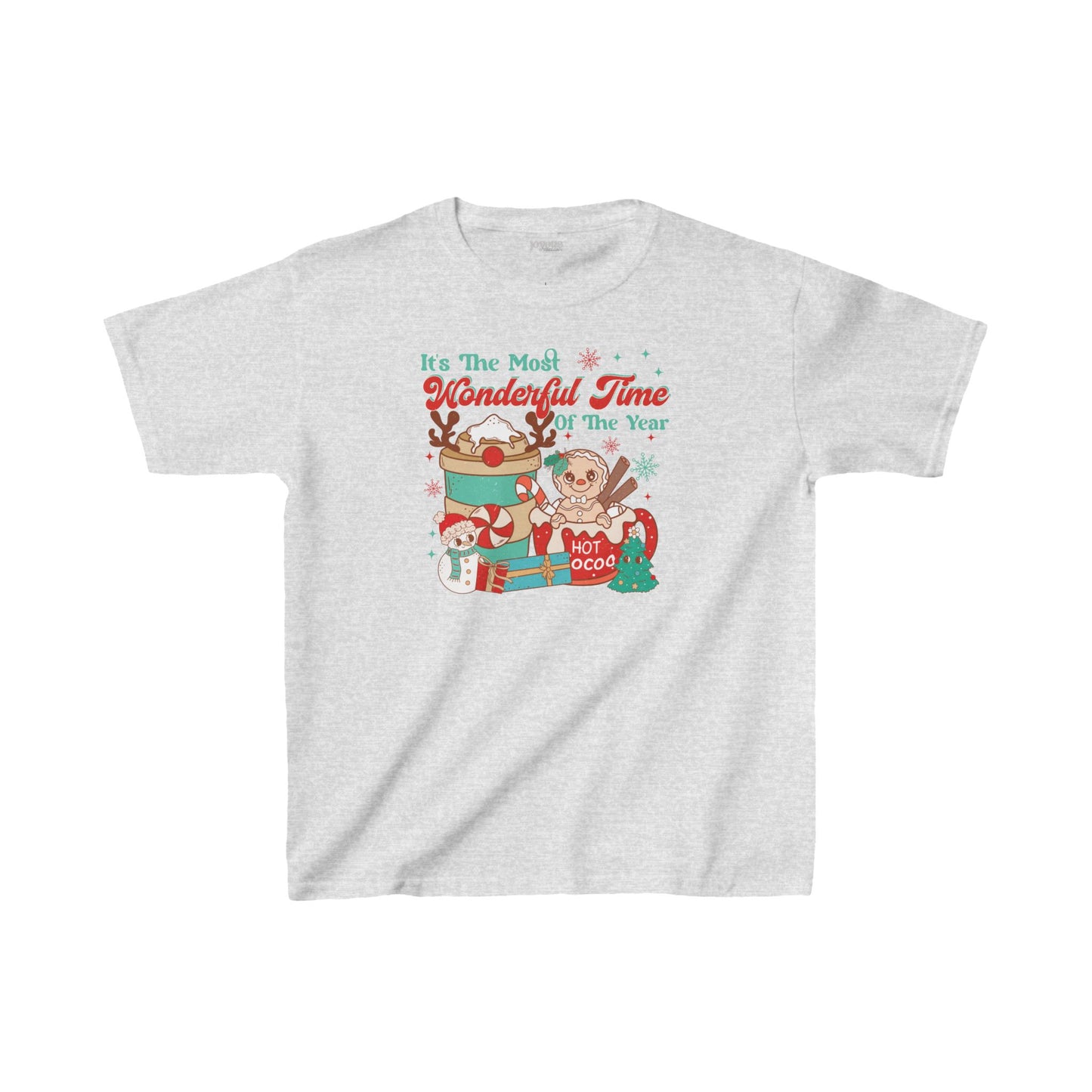 It's The Most Wonderful Time of the Year Youth Christmas Shirt - Retro Christmas Tee