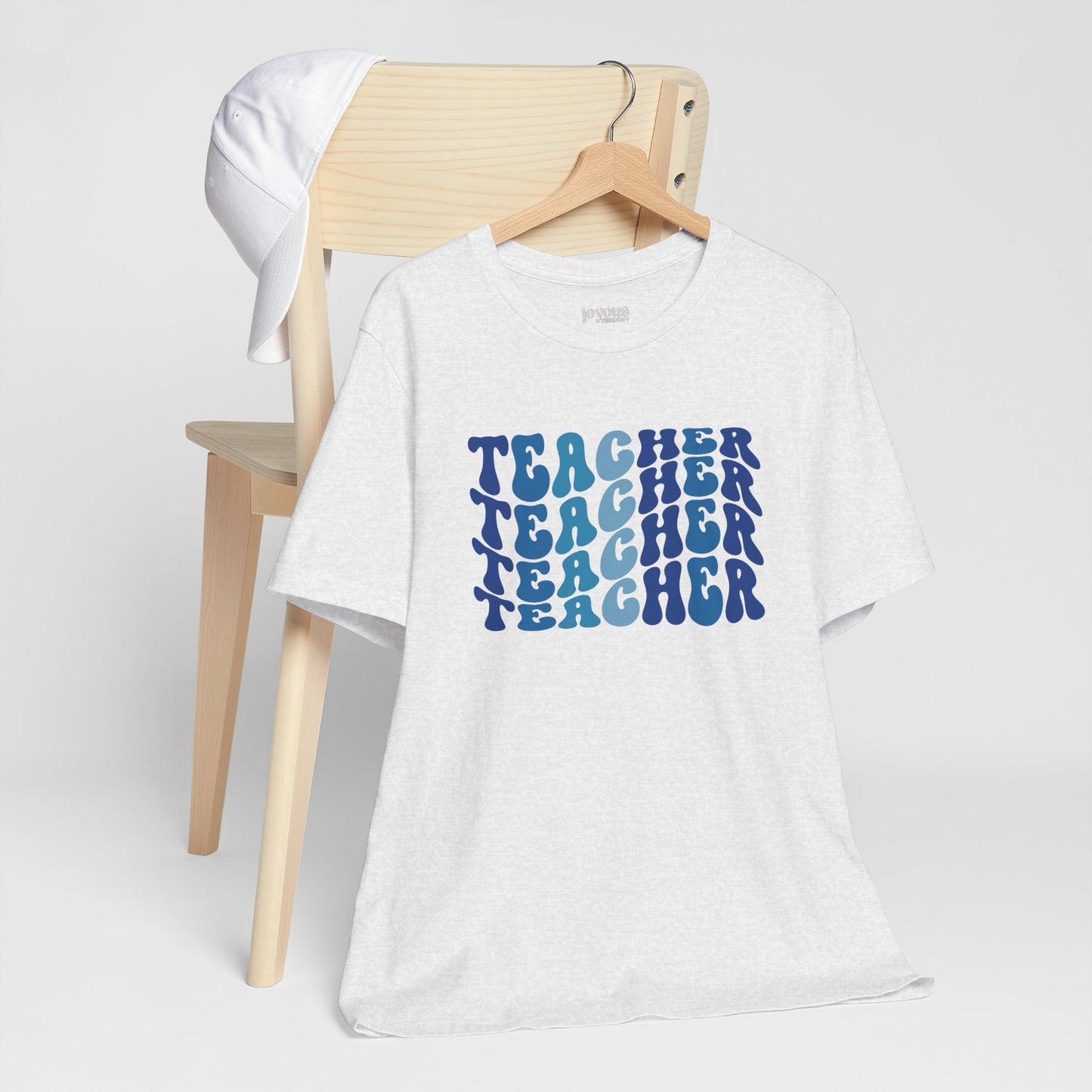 Groovy Blue Teacher Soft Cotton Tee