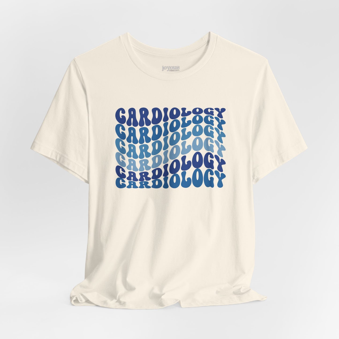 Groovy Blue Cardiology Shirt - Cardiac Nurse Soft Cotton Tee