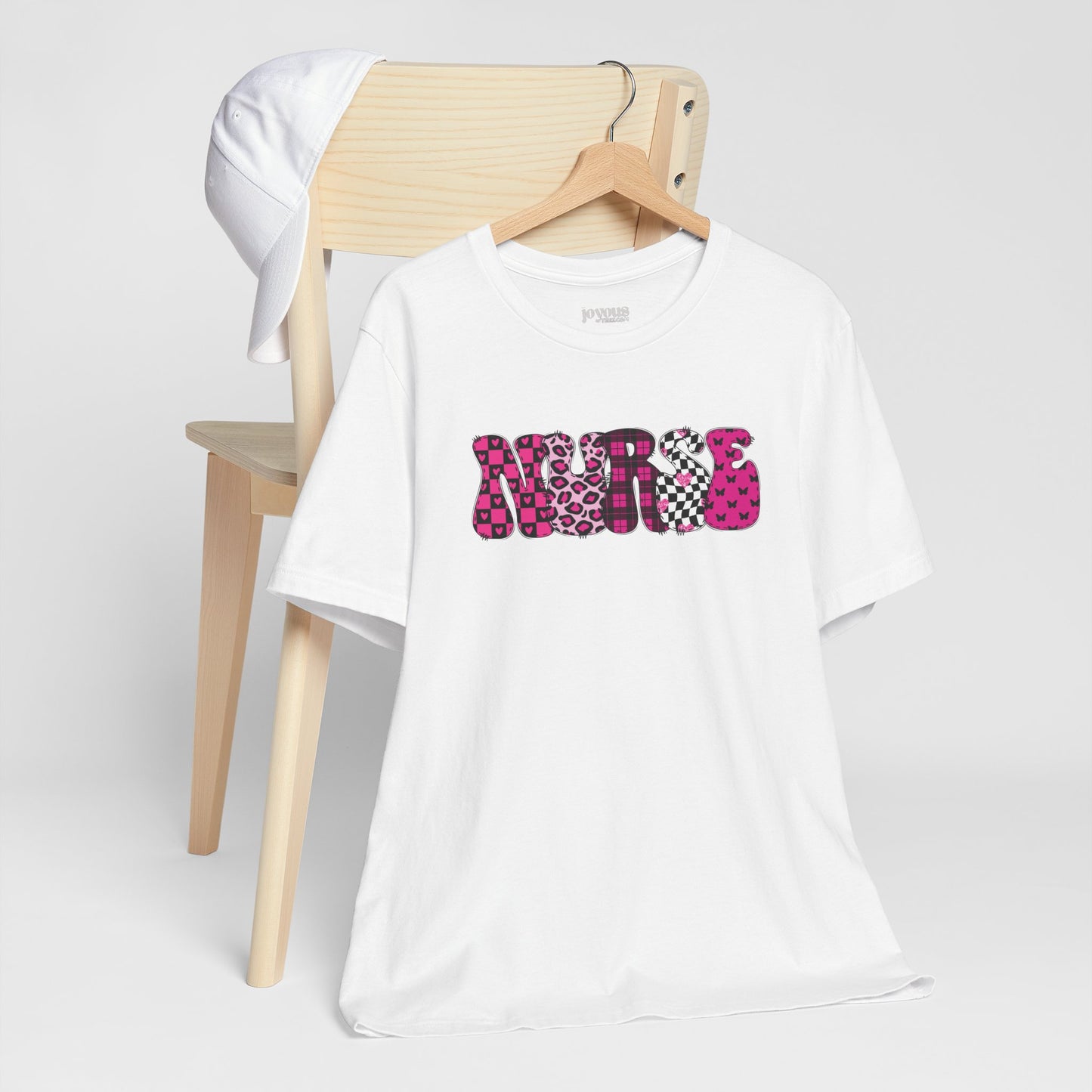 Groovy Font Nurse Shirt - Registered Nurse Soft Cotton Tee