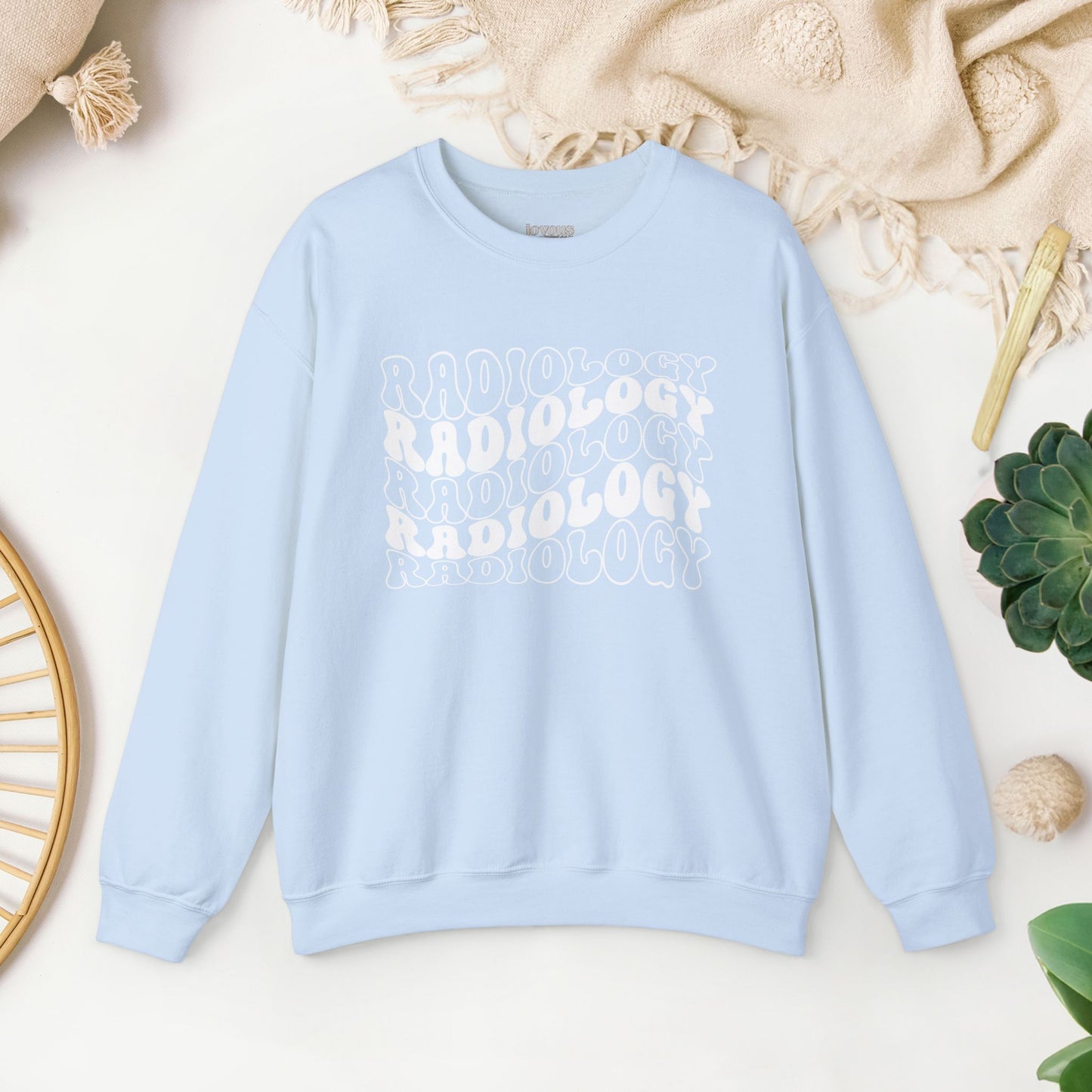 Groovy White Radiology Sweatshirt for RAD Technician