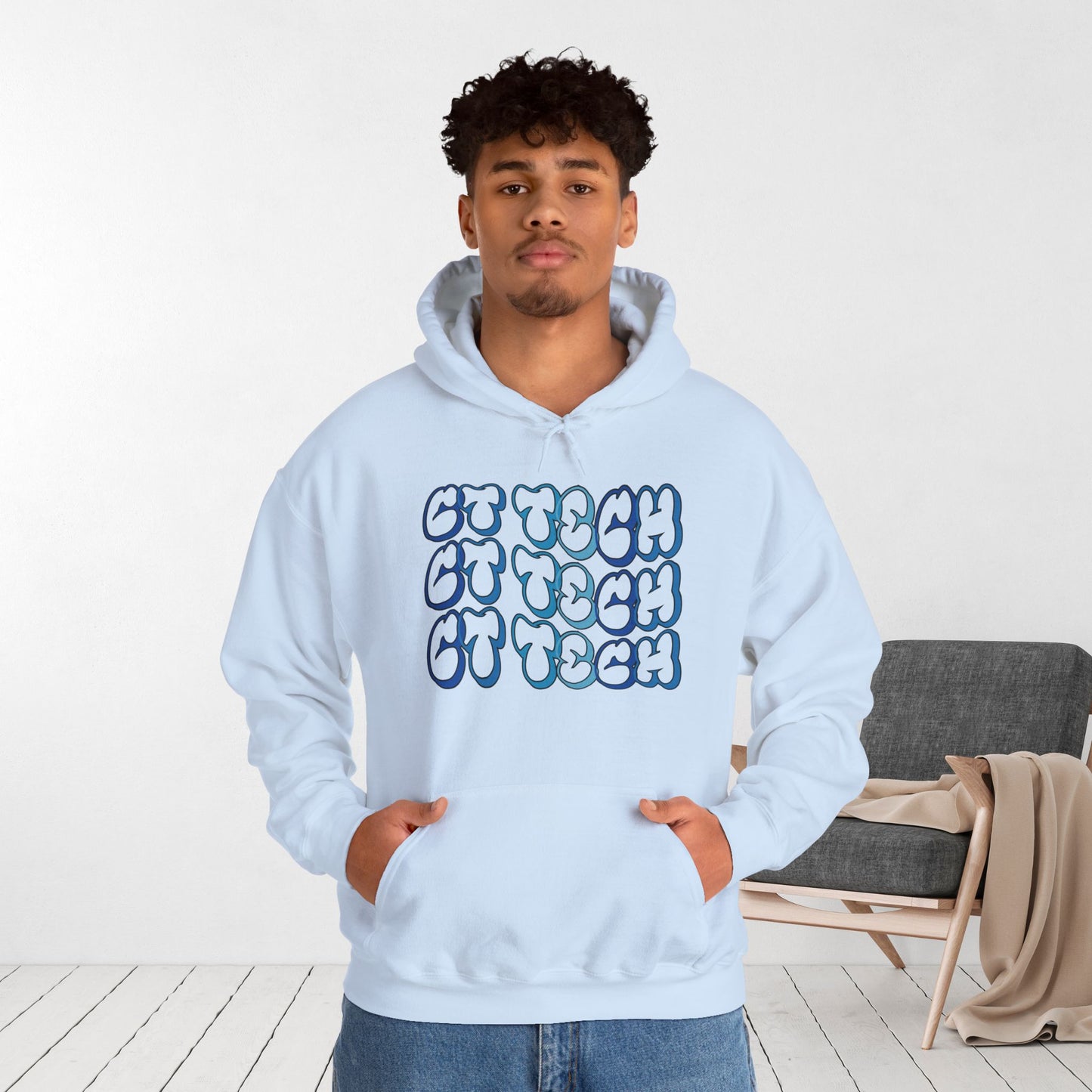 Groovy Blue CT Tech Hoodie -  CT Technologist Hoodie