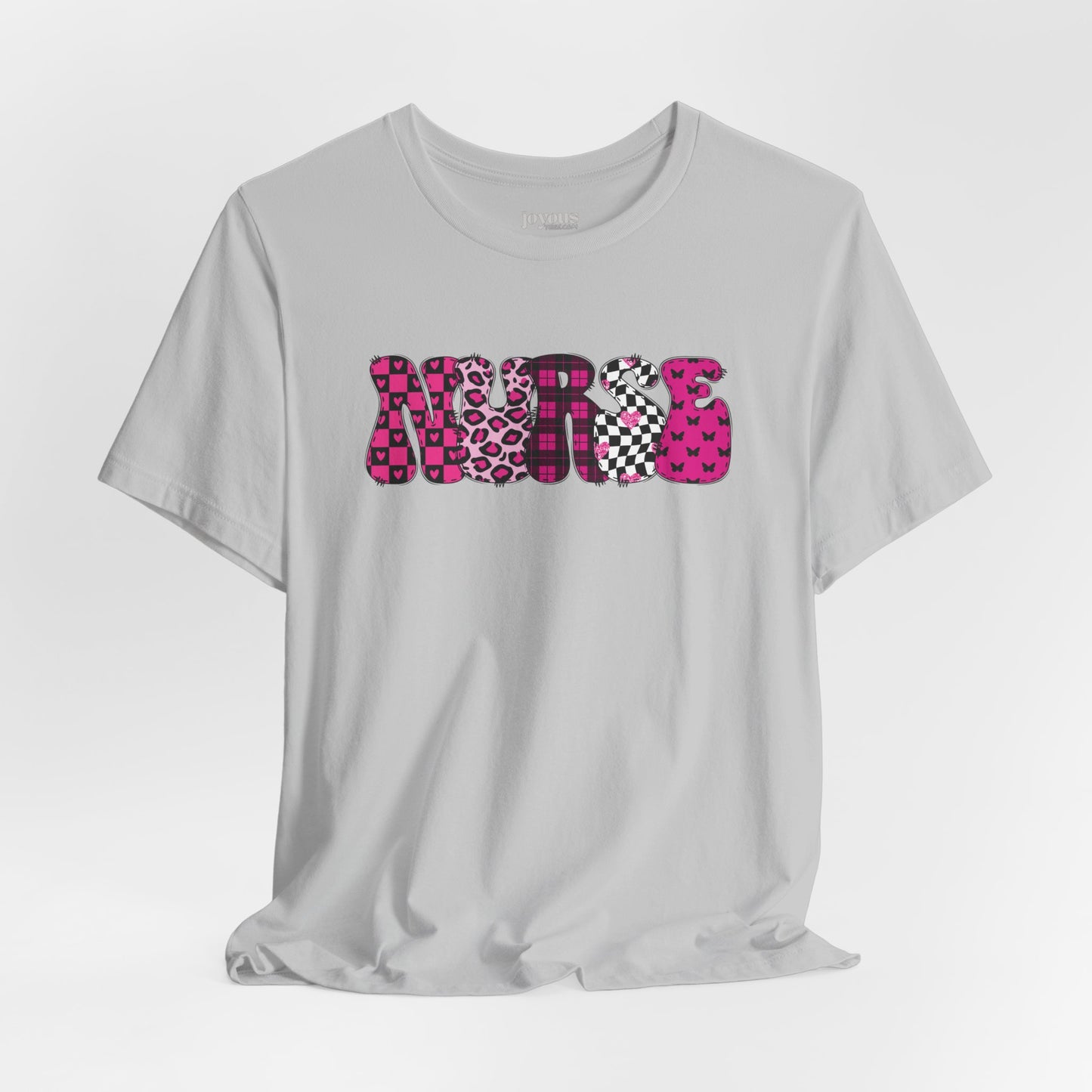 Groovy Font Nurse Shirt - Registered Nurse Soft Cotton Tee