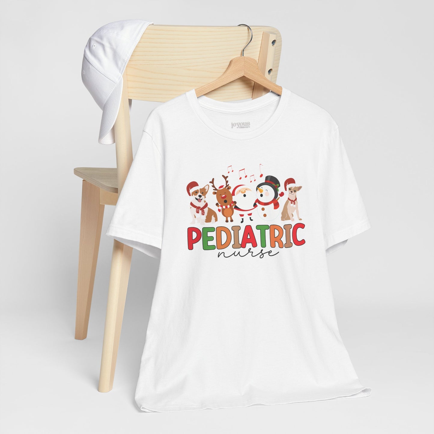 Christmas Pediatric Nurse Soft Cotton Tee