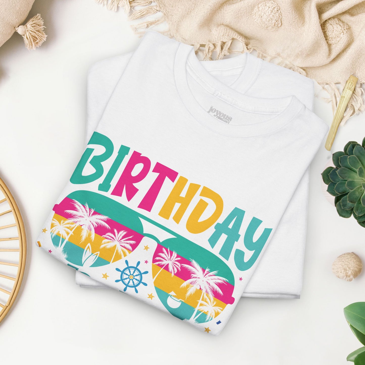 Birthday Cruise Squad Shirt - Family Cruise Vacation Heavy Cotton Tee