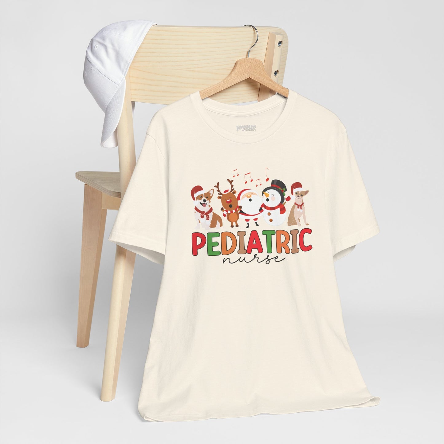 Christmas Pediatric Nurse Soft Cotton Tee