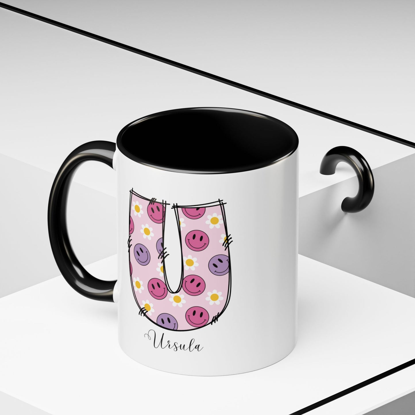 Custom Name Initial Letter Mug - Personalized Gifts A-Z