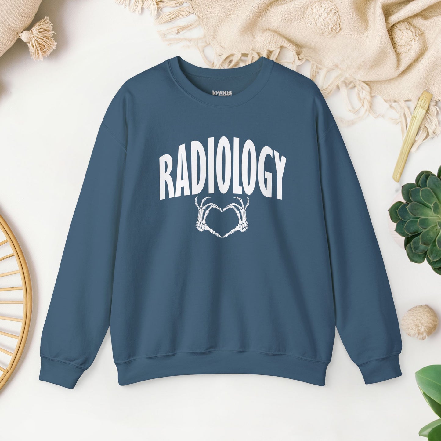 Skeleton Hand Radiology Sweatshirt for RAD Tech