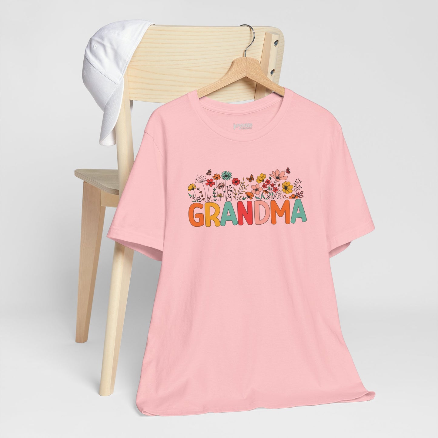 Spring Floral Grandma Soft Cotton Tee