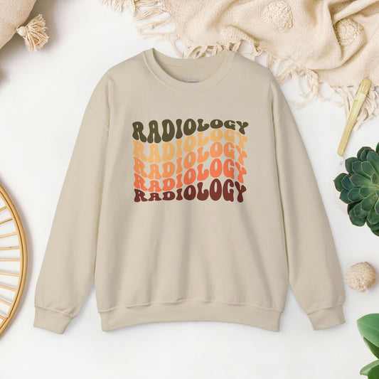 Groovy Radiology Sweatshirt for RAD Techs