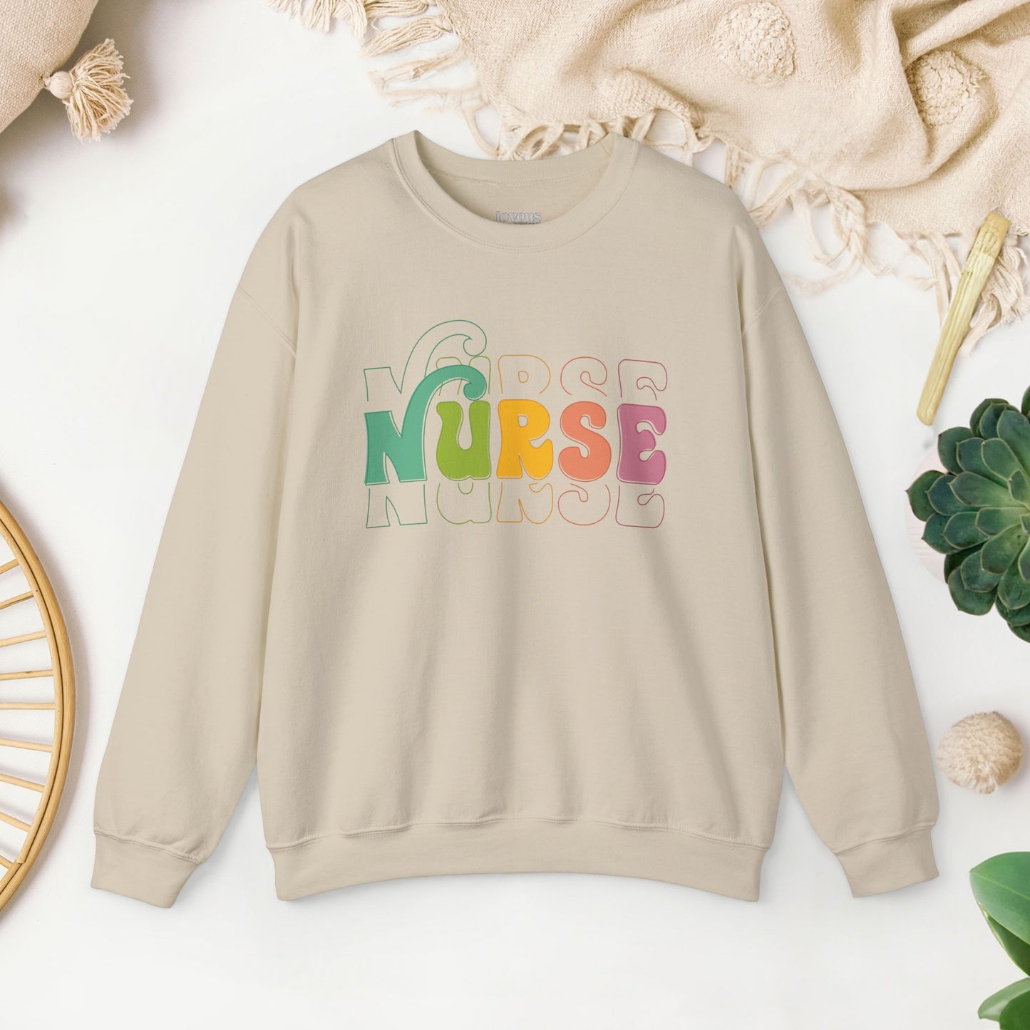 Groovy Retro Nurse Sweatshirt