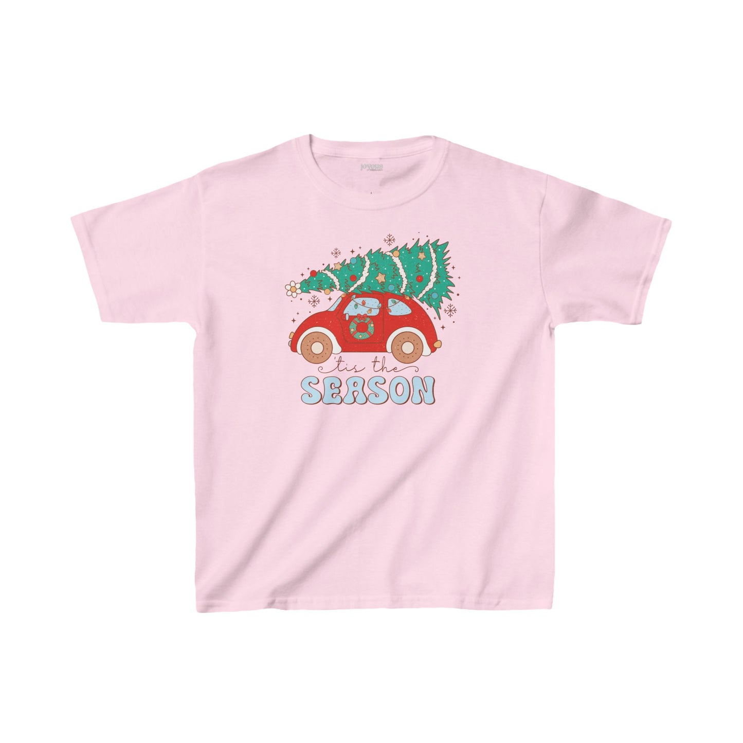 'Tis The Season Youth Christmas Shirt - Retro Christmas Tee