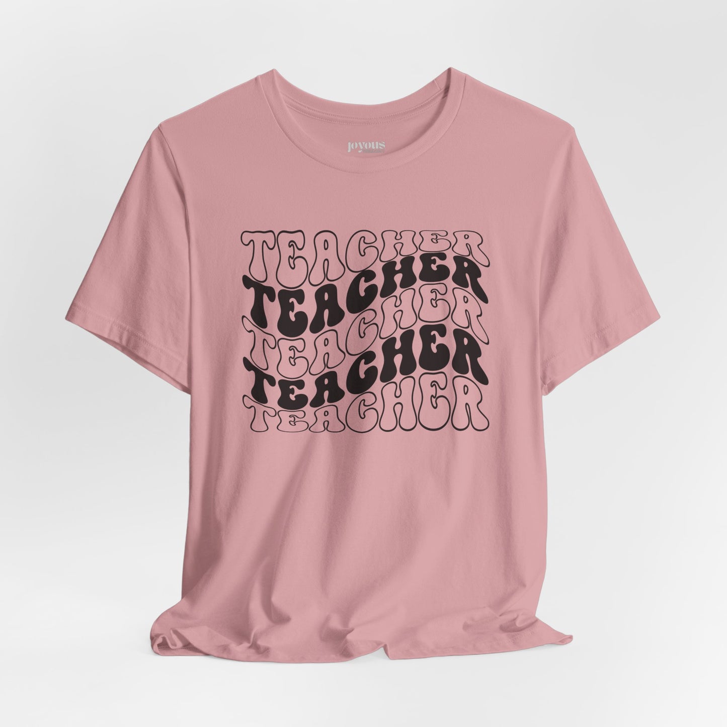 Trendy Groovy Teacher Soft Cotton Tee