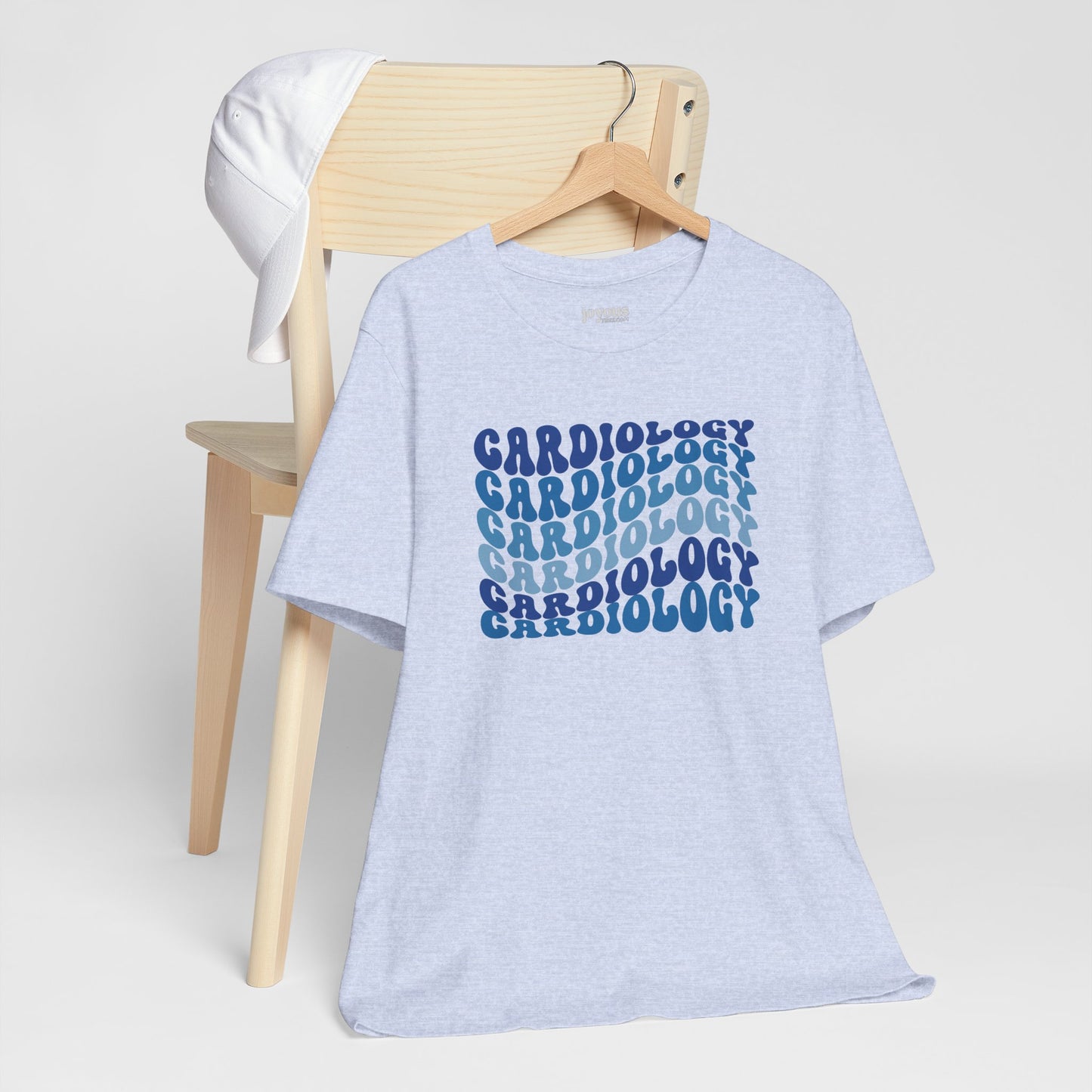 Groovy Blue Cardiology Shirt - Cardiac Nurse Soft Cotton Tee