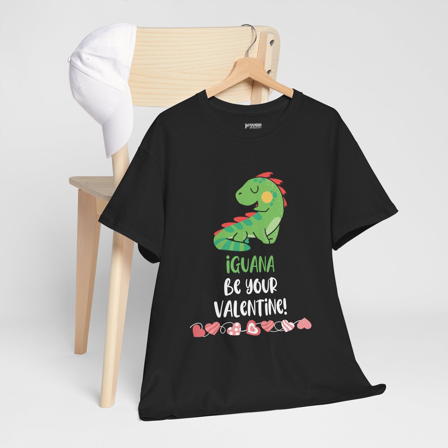 Valentine's Day Teacher Shirt - Iguana Be Your Valentine Heavy Cotton Tee