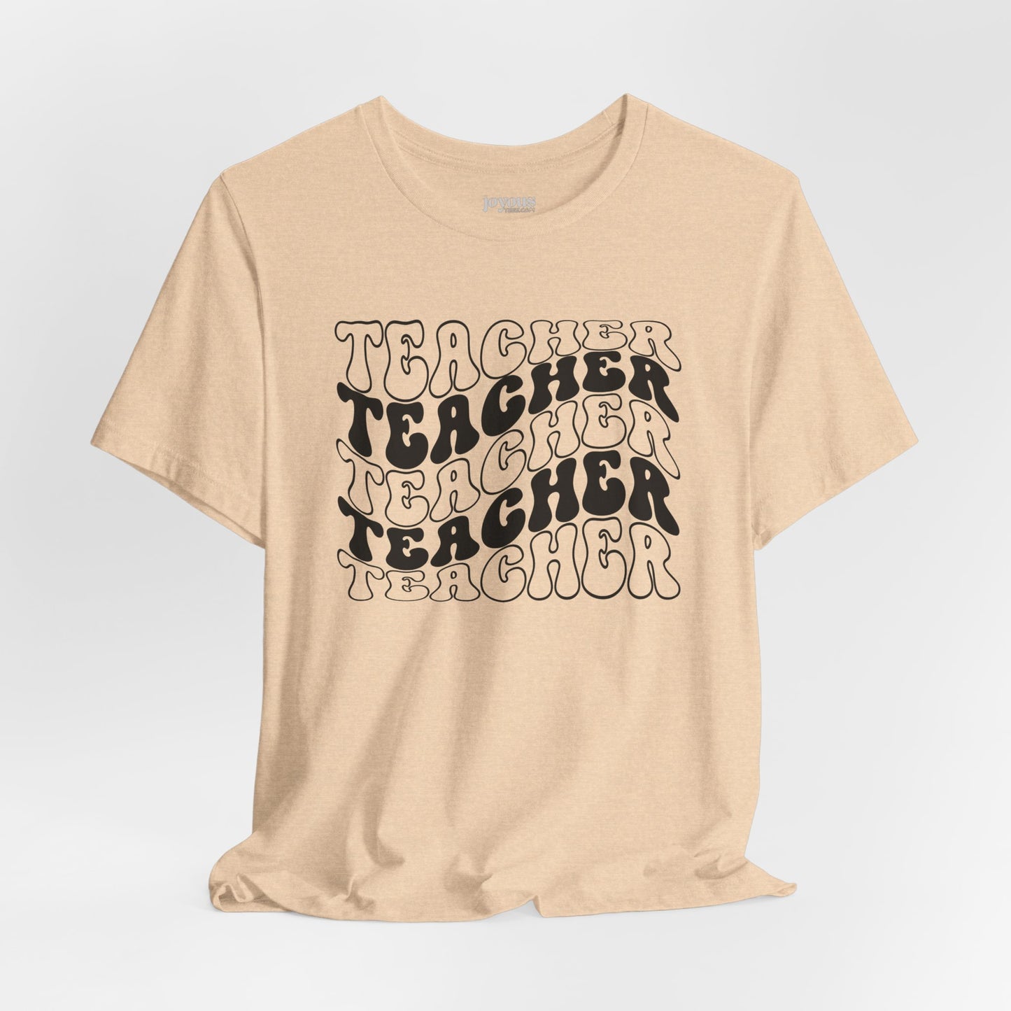 Trendy Groovy Teacher Soft Cotton Tee